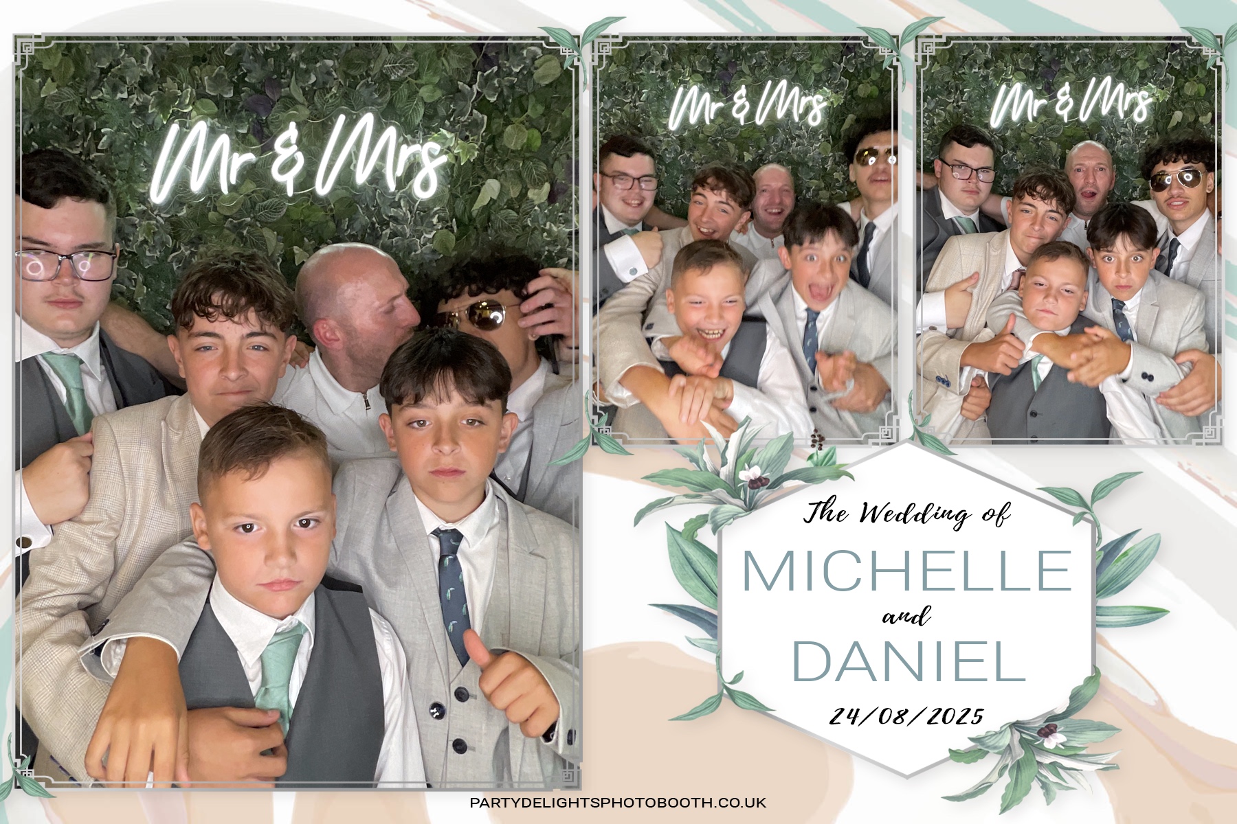 Michelle and Daniel's Wedding | View more photos from the event at gallery.partydelightsphotobooth.co.uk/u/PartyDelightsPhotoBooth/Michelle-and-Daniels-Wedding