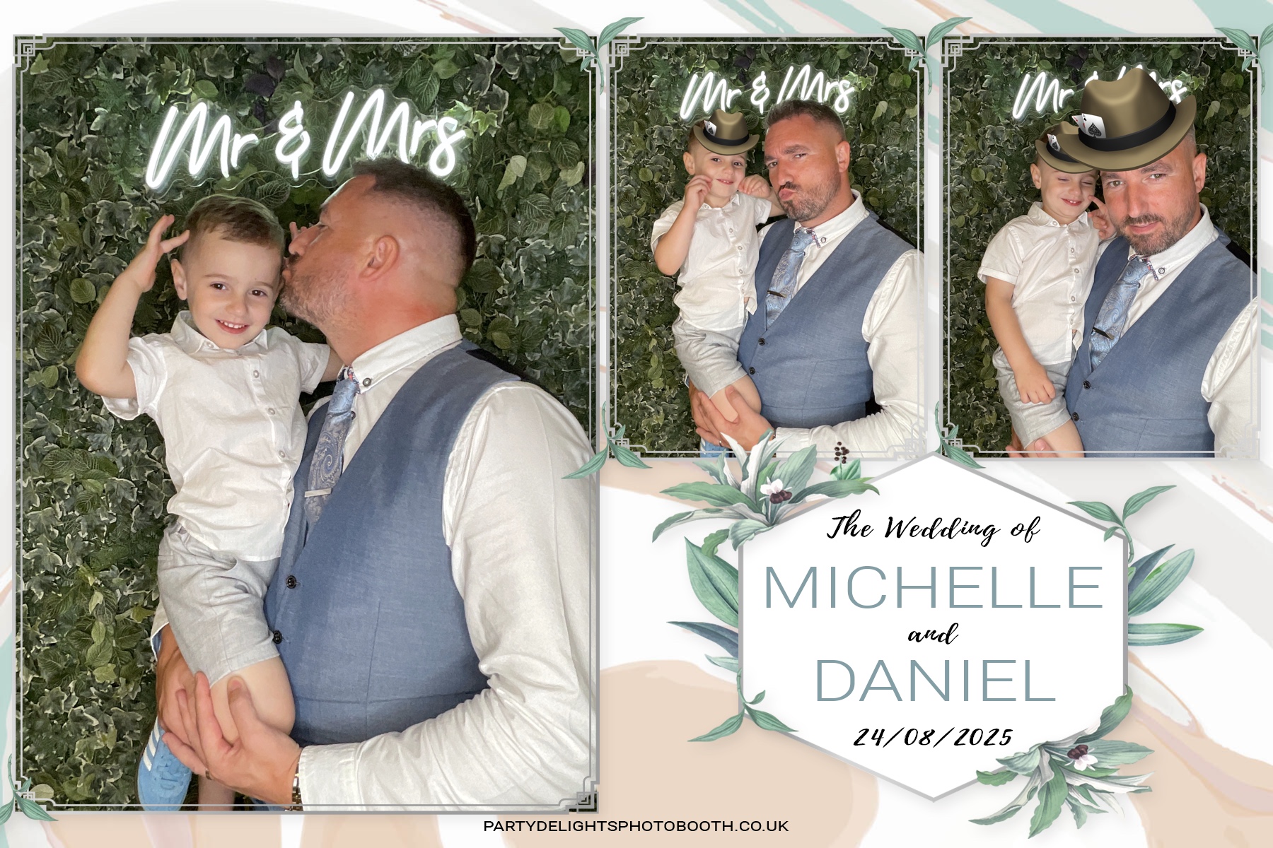 Michelle and Daniel's Wedding | View more photos from the event at gallery.partydelightsphotobooth.co.uk/u/PartyDelightsPhotoBooth/Michelle-and-Daniels-Wedding
