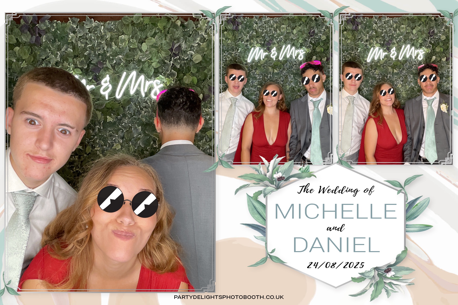 Michelle and Daniel's Wedding | View more photos from the event at gallery.partydelightsphotobooth.co.uk/u/PartyDelightsPhotoBooth/Michelle-and-Daniels-Wedding