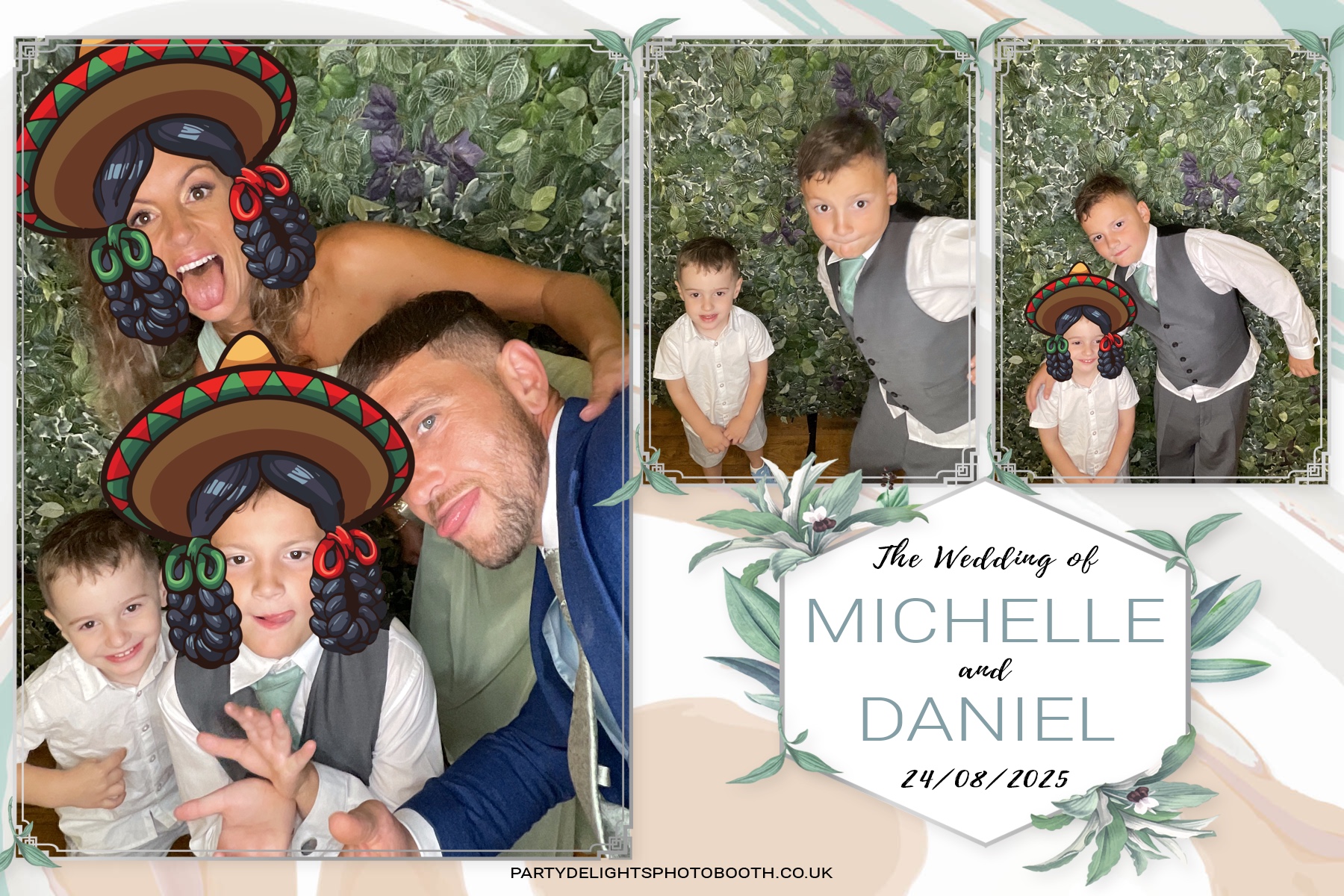 Michelle and Daniel's Wedding | View more photos from the event at gallery.partydelightsphotobooth.co.uk/u/PartyDelightsPhotoBooth/Michelle-and-Daniels-Wedding