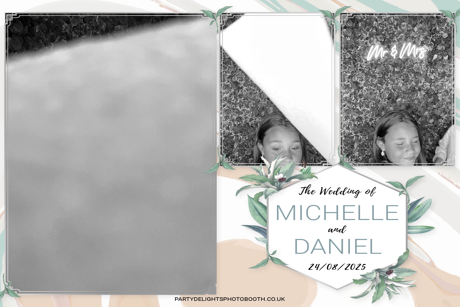 Michelle and Daniel's Wedding | View more photos from the event at gallery.partydelightsphotobooth.co.uk/u/PartyDelightsPhotoBooth/Michelle-and-Daniels-Wedding