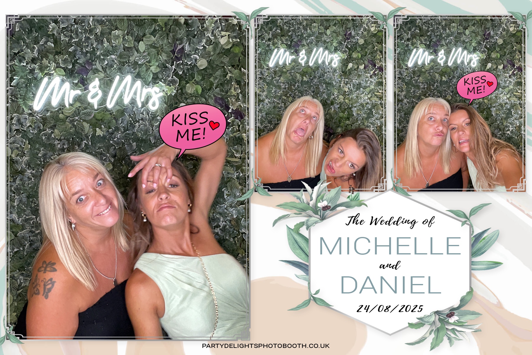 Michelle and Daniel's Wedding | View more photos from the event at gallery.partydelightsphotobooth.co.uk/u/PartyDelightsPhotoBooth/Michelle-and-Daniels-Wedding