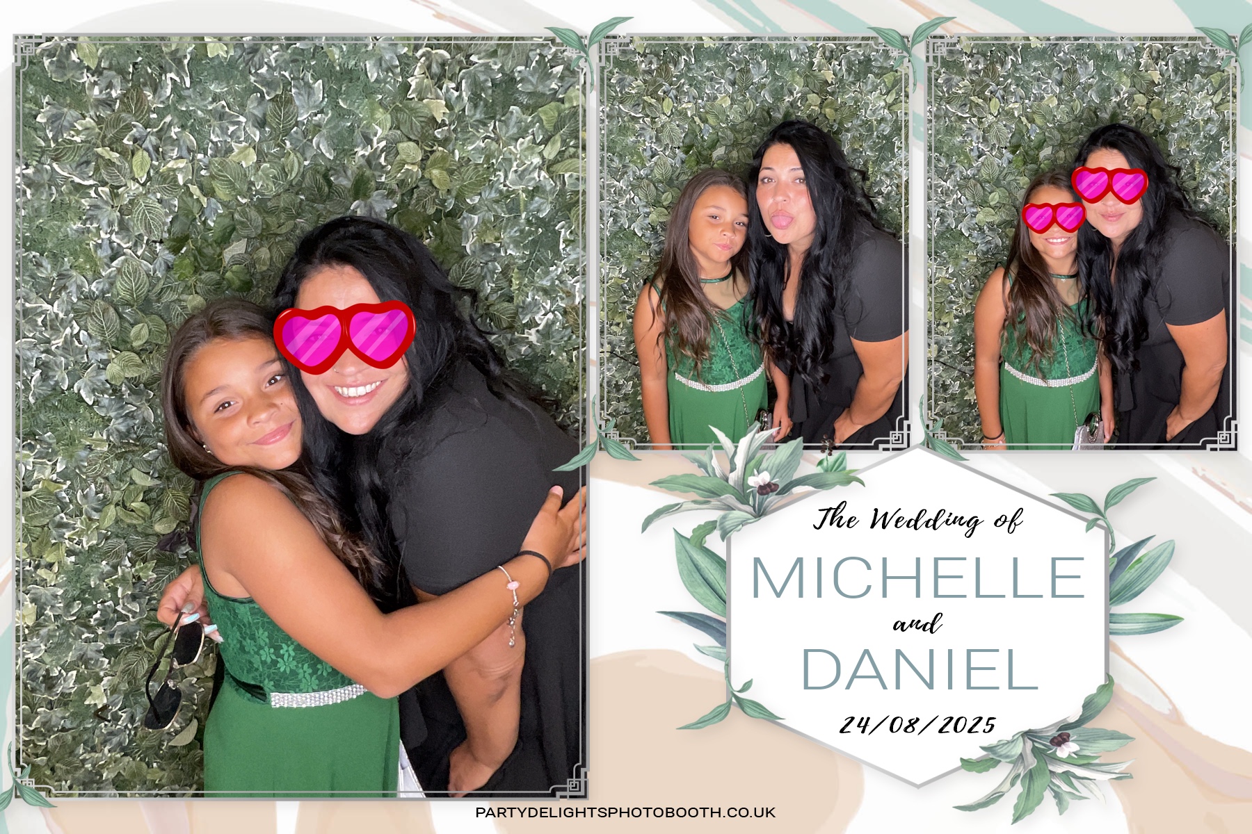 Michelle and Daniel's Wedding | View more photos from the event at gallery.partydelightsphotobooth.co.uk/u/PartyDelightsPhotoBooth/Michelle-and-Daniels-Wedding