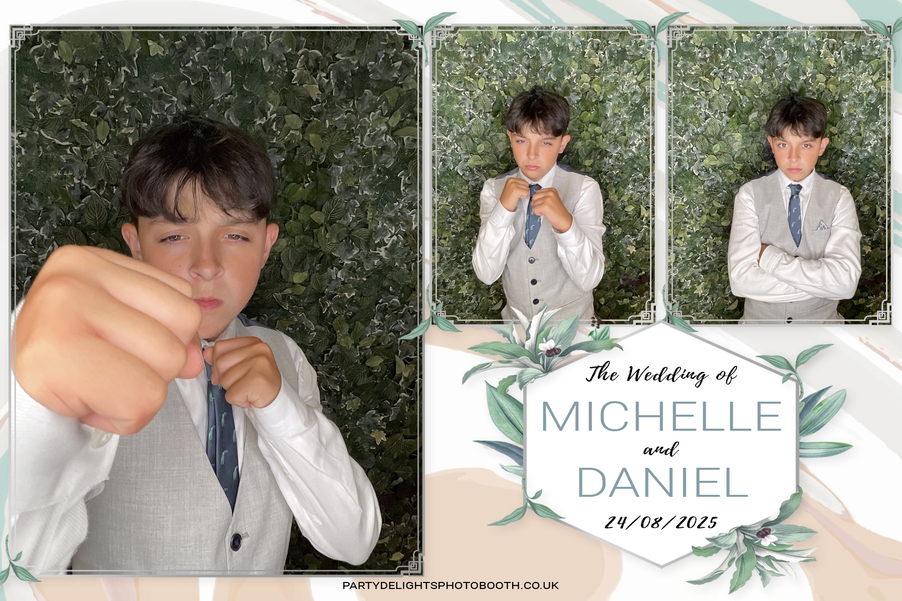 Michelle and Daniel's Wedding | View more photos from the event at gallery.partydelightsphotobooth.co.uk/u/PartyDelightsPhotoBooth/Michelle-and-Daniels-Wedding