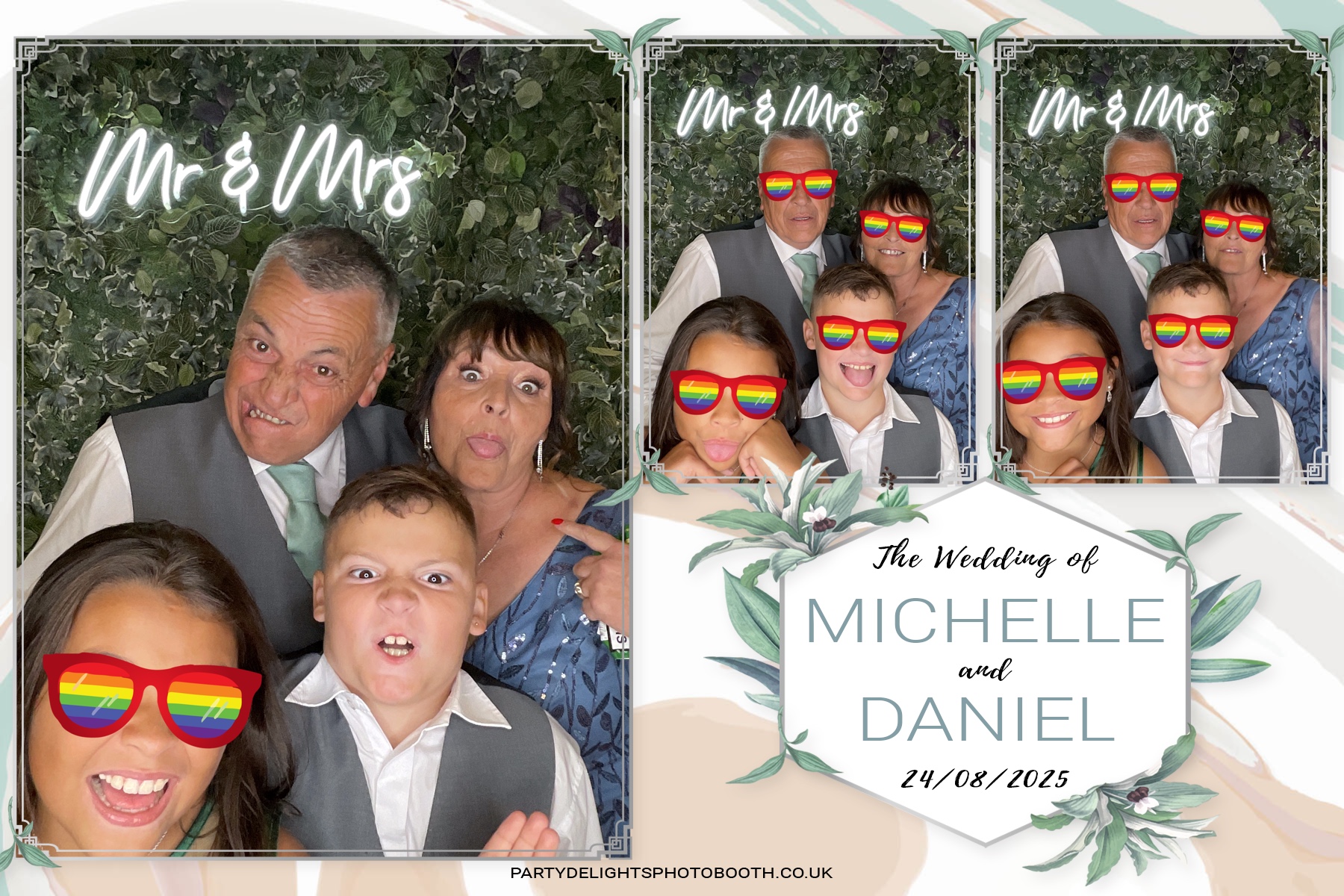 Michelle and Daniel's Wedding | View more photos from the event at gallery.partydelightsphotobooth.co.uk/u/PartyDelightsPhotoBooth/Michelle-and-Daniels-Wedding
