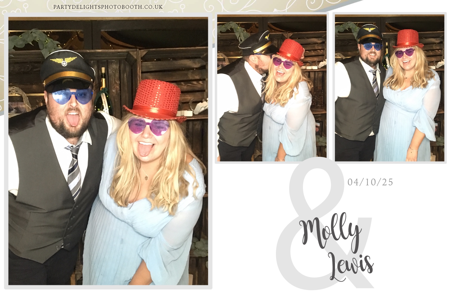 Molly & Lewis Wedding | View more photos from the event at gallery.partydelightsphotobooth.co.uk/u/PartyDelightsPhotoBooth/Molly-Lewis-Wedding