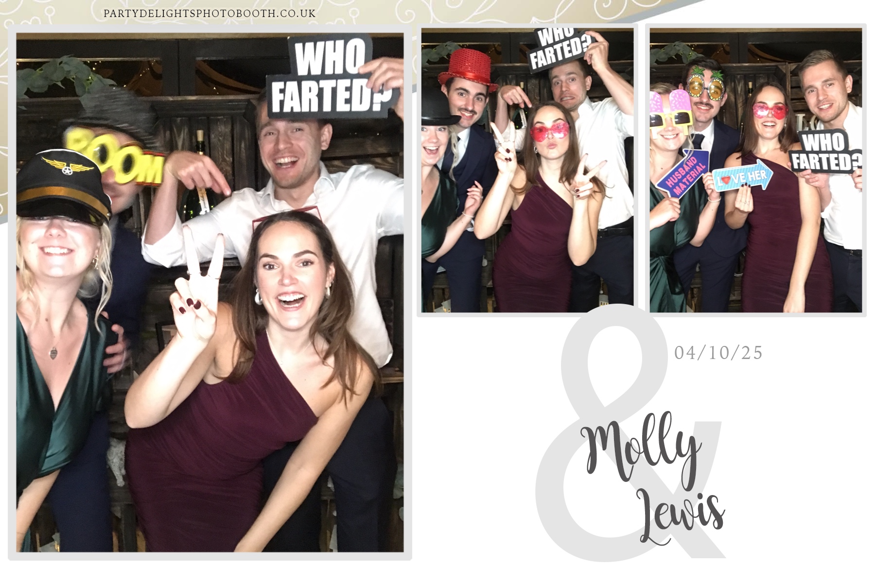 Molly & Lewis Wedding | View more photos from the event at gallery.partydelightsphotobooth.co.uk/u/PartyDelightsPhotoBooth/Molly-Lewis-Wedding