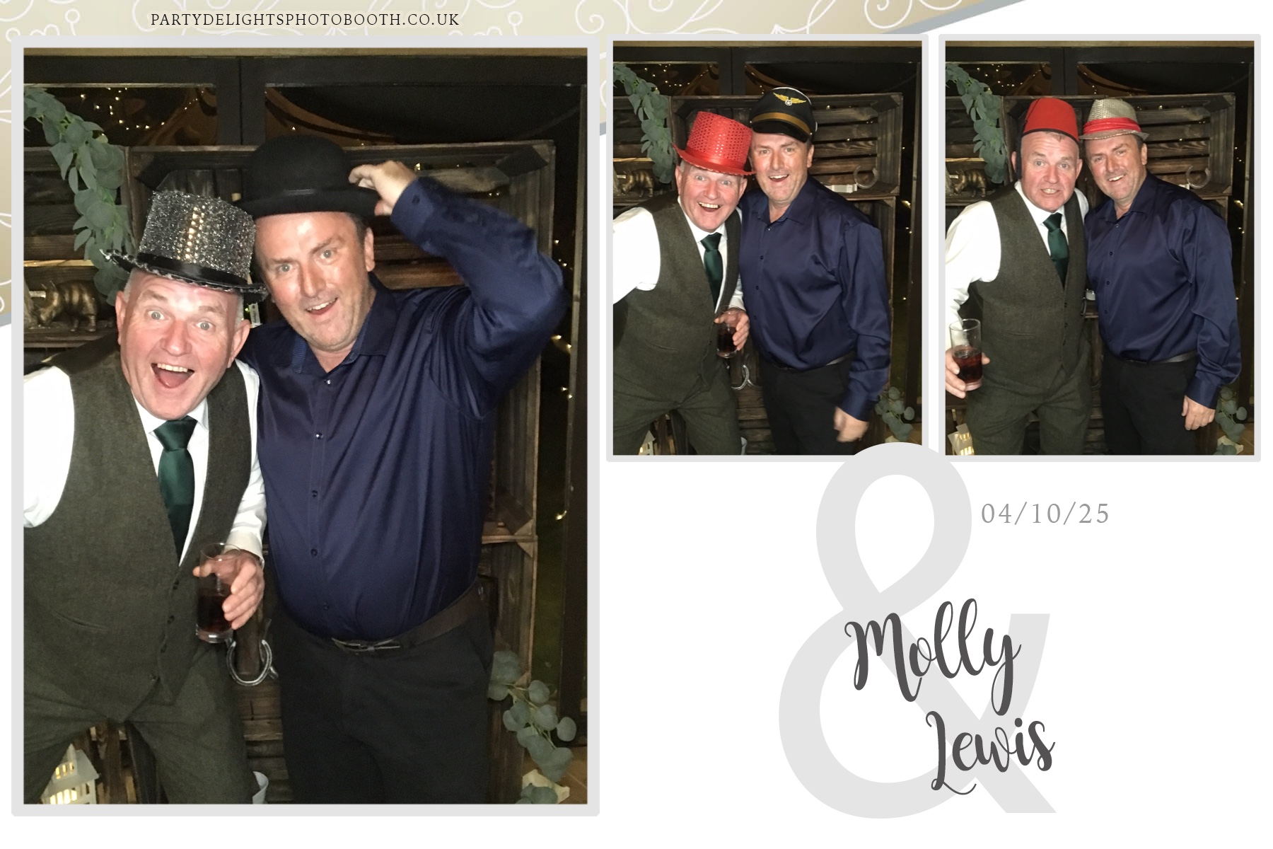 Molly & Lewis Wedding | View more photos from the event at gallery.partydelightsphotobooth.co.uk/u/PartyDelightsPhotoBooth/Molly-Lewis-Wedding