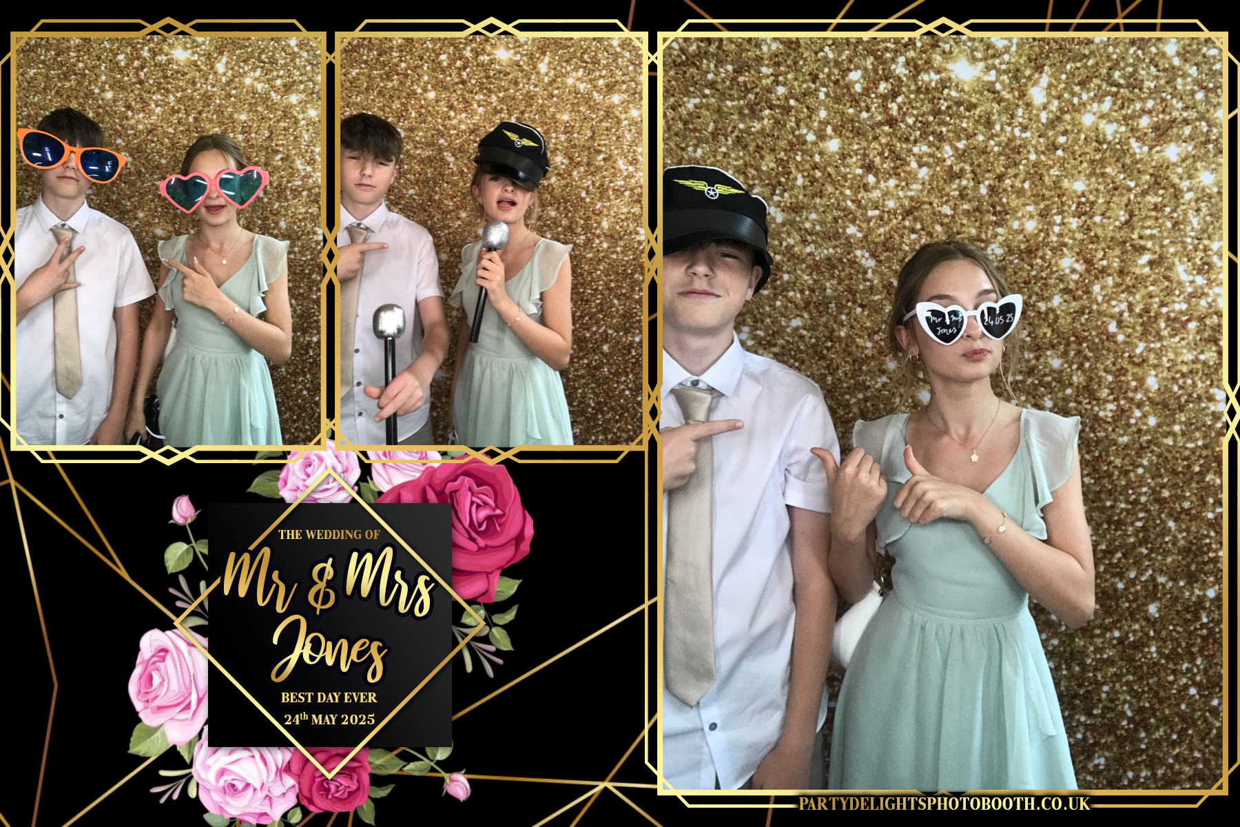 Mr & Mrs Jones Wedding | View more photos from the event at gallery.partydelightsphotobooth.co.uk/u/PartyDelightsPhotoBooth/Mr-Mrs-Jones-Wedding