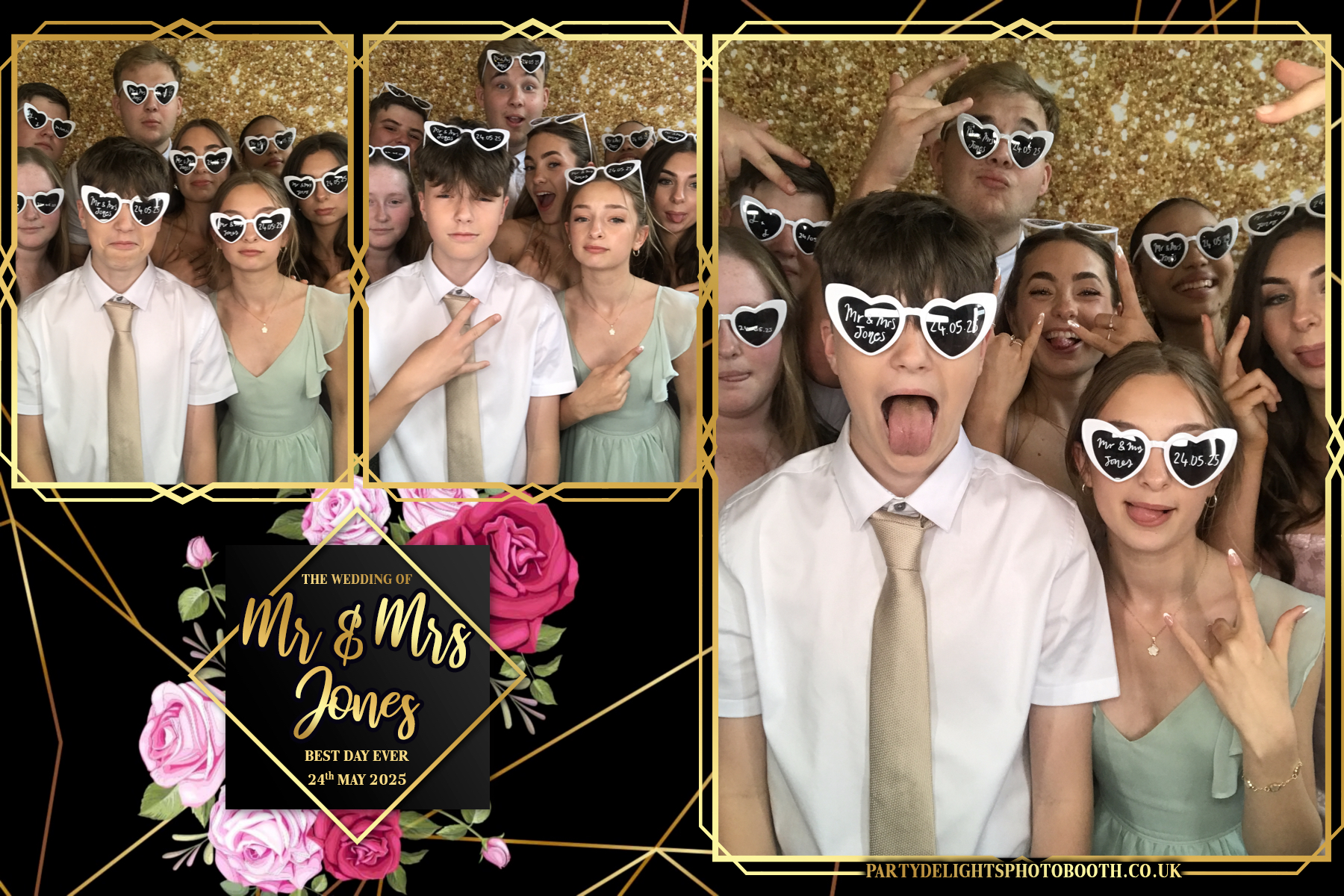 Mr & Mrs Jones Wedding | View more photos from the event at gallery.partydelightsphotobooth.co.uk/u/PartyDelightsPhotoBooth/Mr-Mrs-Jones-Wedding