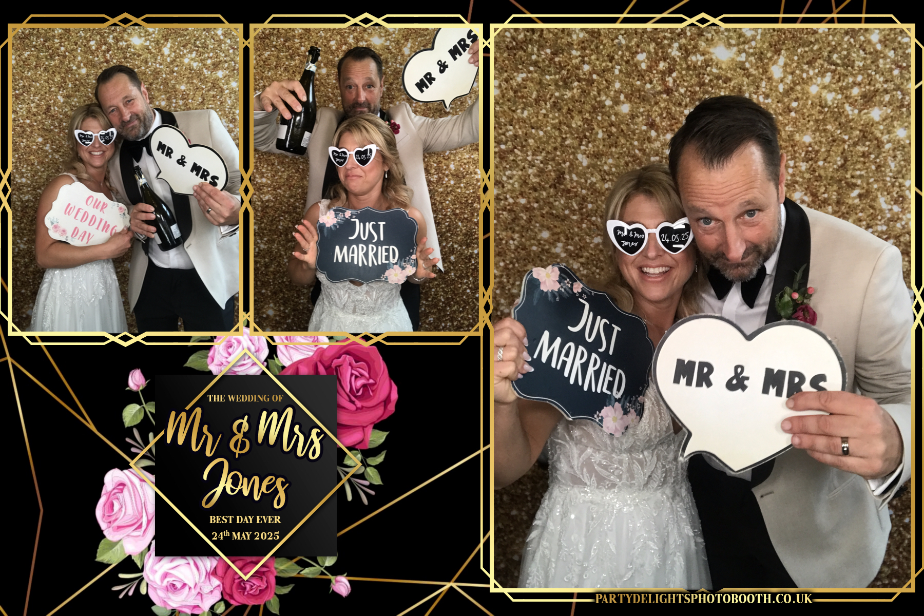 Mr & Mrs Jones Wedding | View more photos from the event at gallery.partydelightsphotobooth.co.uk/u/PartyDelightsPhotoBooth/Mr-Mrs-Jones-Wedding