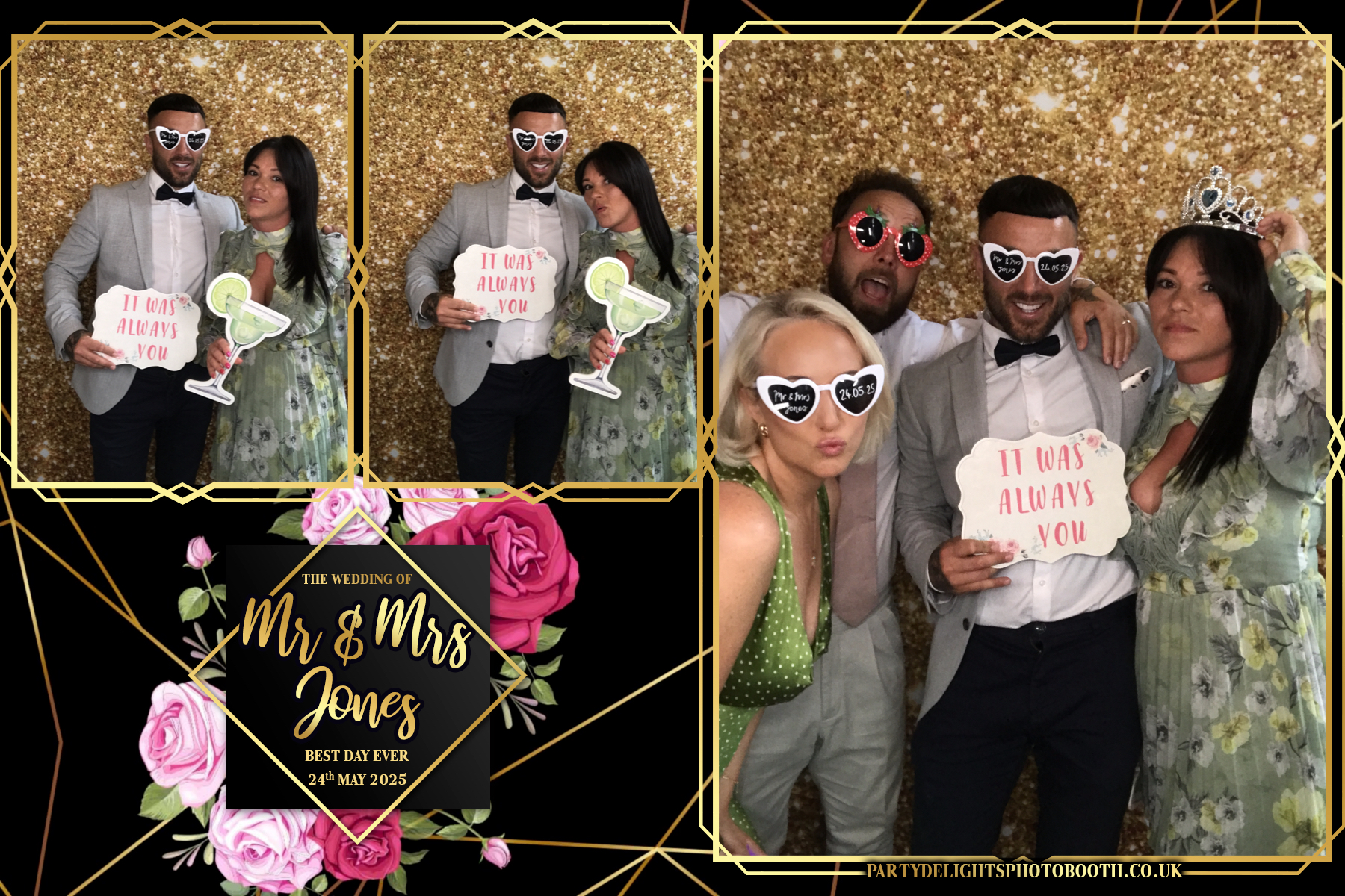Mr & Mrs Jones Wedding | View more photos from the event at gallery.partydelightsphotobooth.co.uk/u/PartyDelightsPhotoBooth/Mr-Mrs-Jones-Wedding