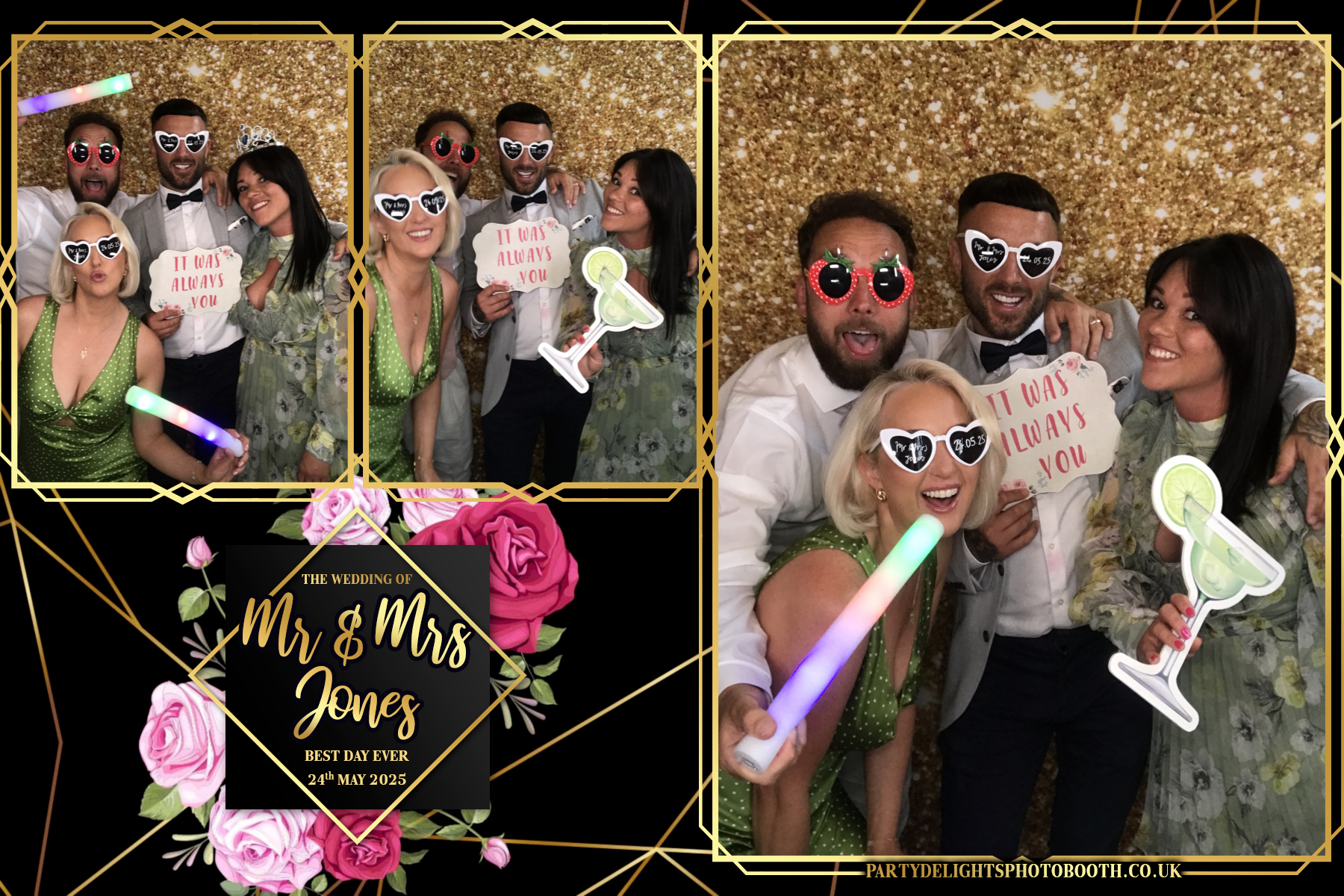 Mr & Mrs Jones Wedding | View more photos from the event at gallery.partydelightsphotobooth.co.uk/u/PartyDelightsPhotoBooth/Mr-Mrs-Jones-Wedding