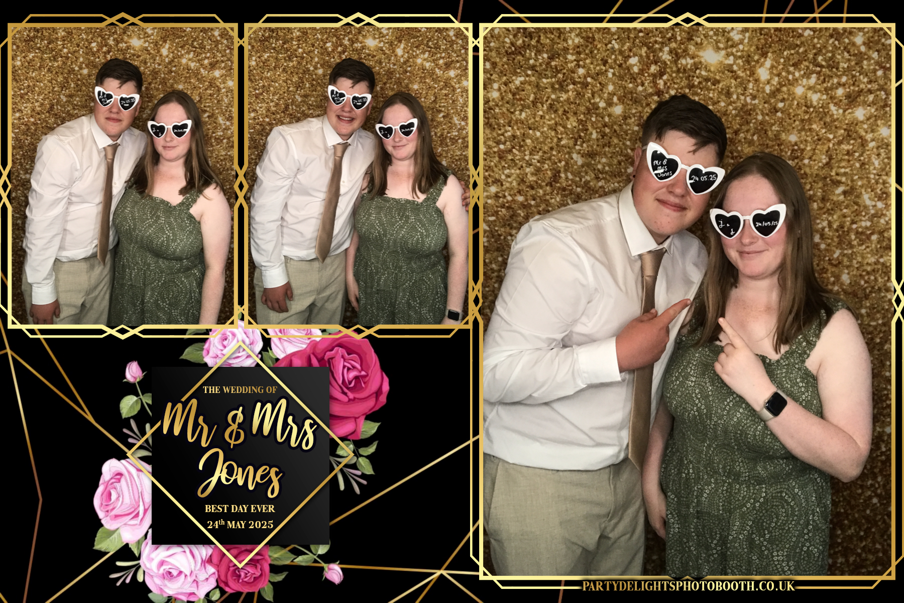 Mr & Mrs Jones Wedding | View more photos from the event at gallery.partydelightsphotobooth.co.uk/u/PartyDelightsPhotoBooth/Mr-Mrs-Jones-Wedding