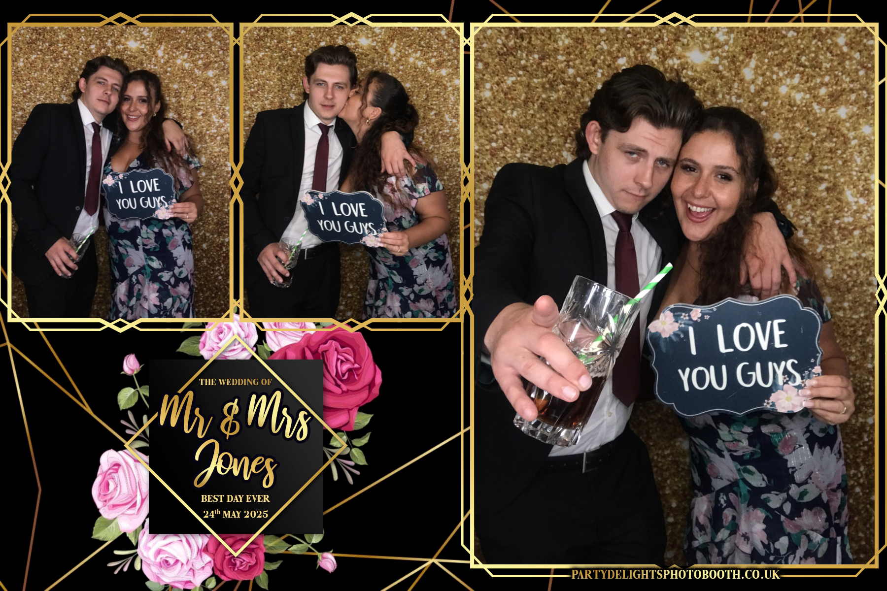 Mr & Mrs Jones Wedding | View more photos from the event at gallery.partydelightsphotobooth.co.uk/u/PartyDelightsPhotoBooth/Mr-Mrs-Jones-Wedding