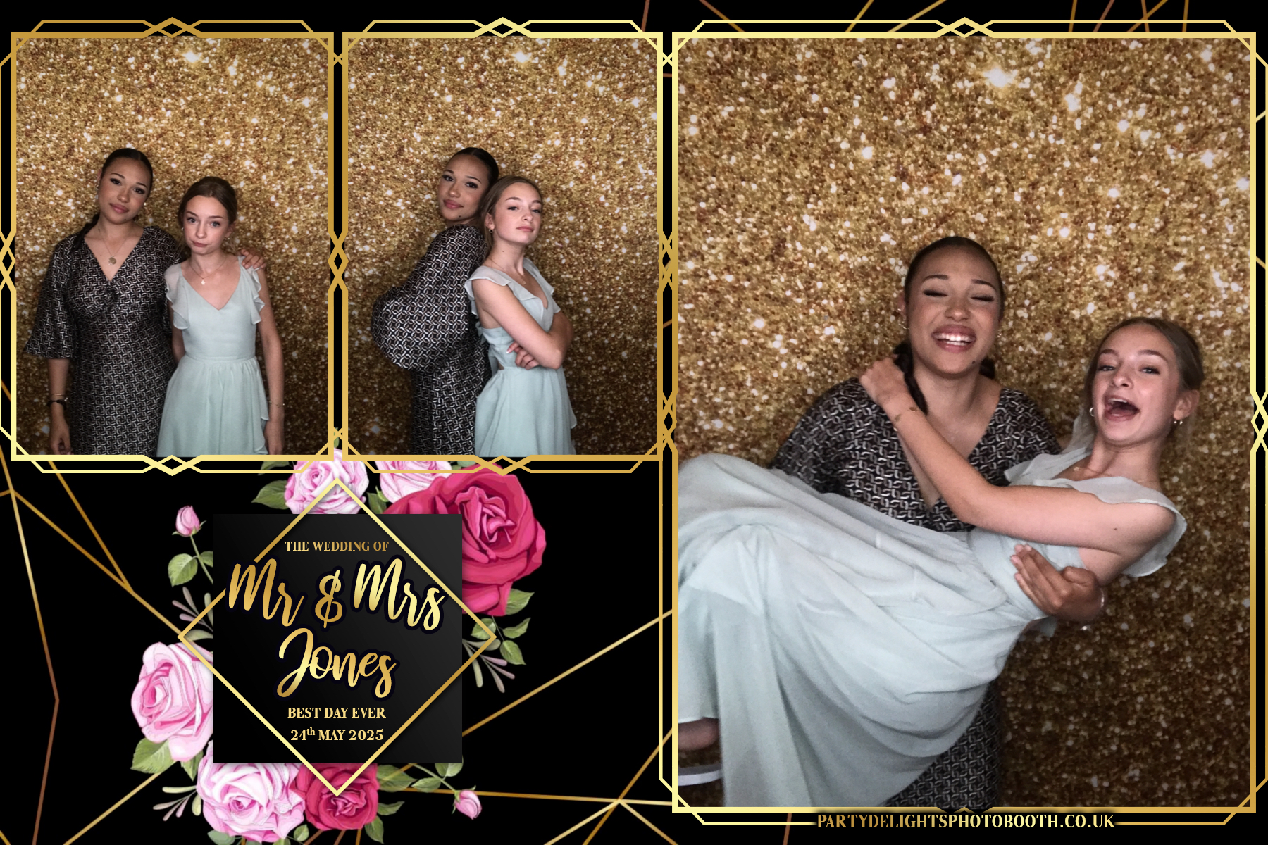 Mr & Mrs Jones Wedding | View more photos from the event at gallery.partydelightsphotobooth.co.uk/u/PartyDelightsPhotoBooth/Mr-Mrs-Jones-Wedding