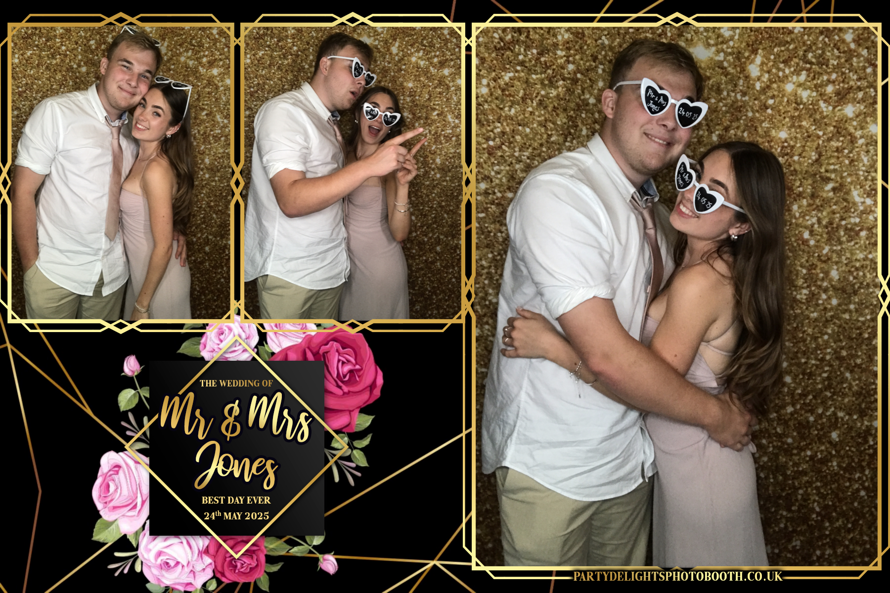 Mr & Mrs Jones Wedding | View more photos from the event at gallery.partydelightsphotobooth.co.uk/u/PartyDelightsPhotoBooth/Mr-Mrs-Jones-Wedding