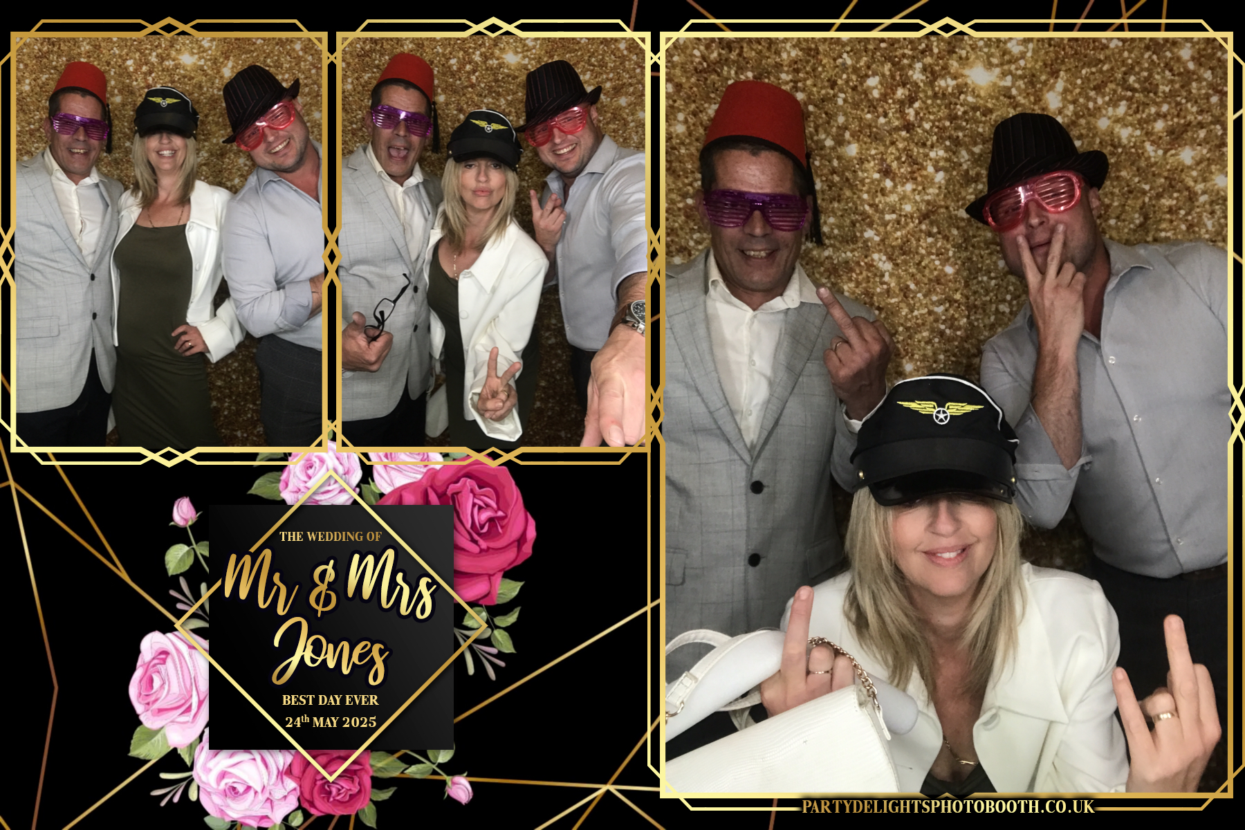 Mr & Mrs Jones Wedding | View more photos from the event at gallery.partydelightsphotobooth.co.uk/u/PartyDelightsPhotoBooth/Mr-Mrs-Jones-Wedding