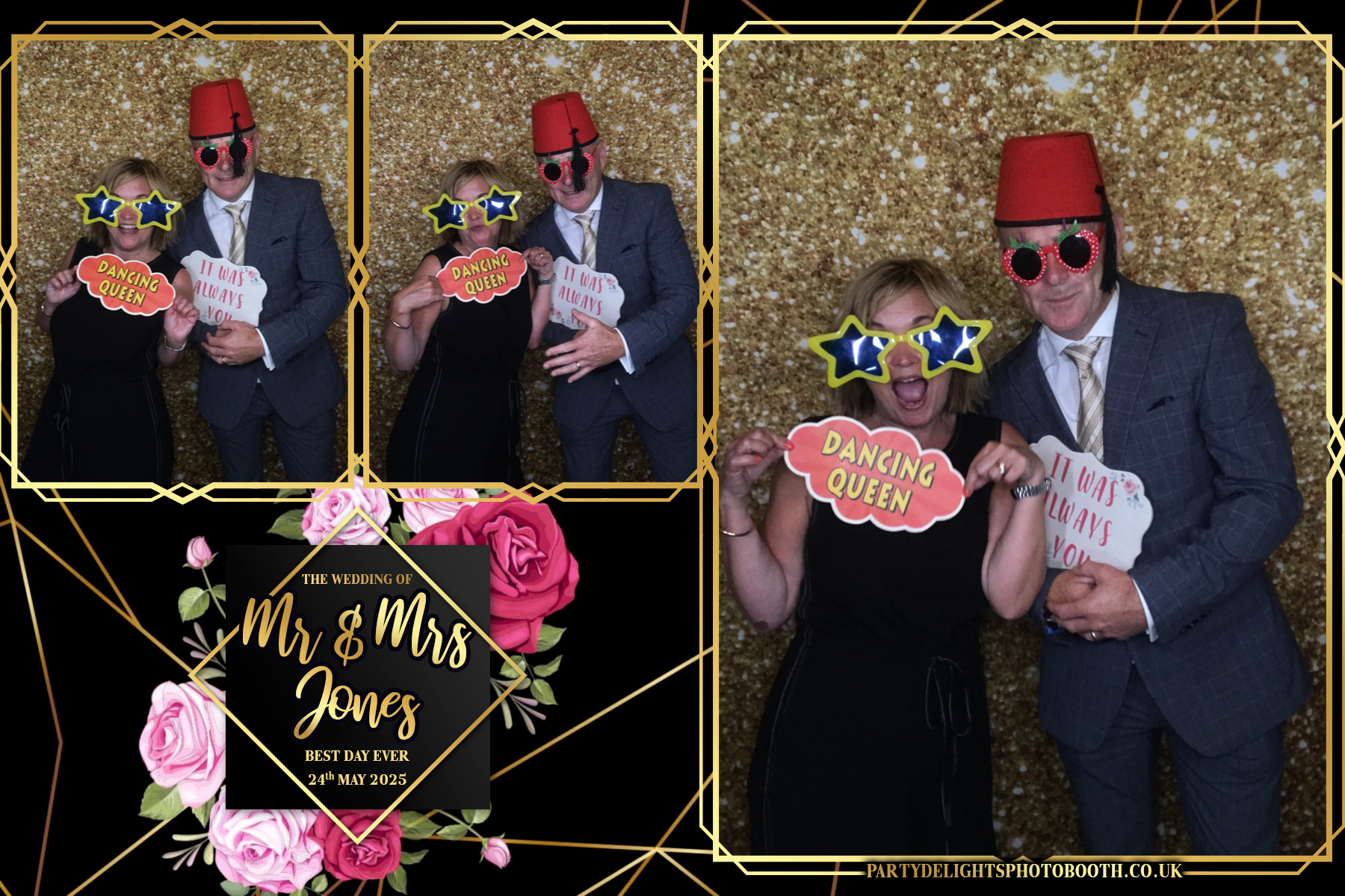 Mr & Mrs Jones Wedding | View more photos from the event at gallery.partydelightsphotobooth.co.uk/u/PartyDelightsPhotoBooth/Mr-Mrs-Jones-Wedding
