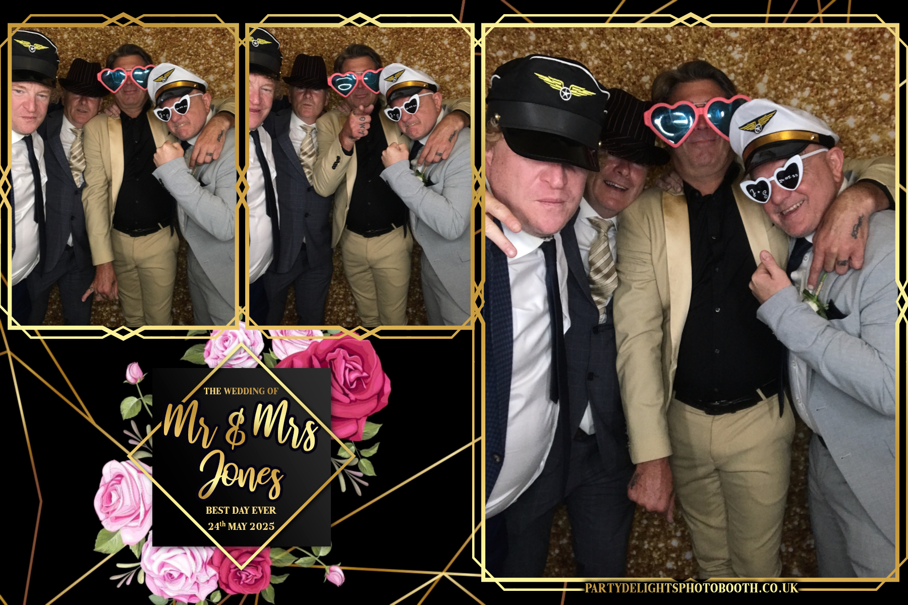 Mr & Mrs Jones Wedding | View more photos from the event at gallery.partydelightsphotobooth.co.uk/u/PartyDelightsPhotoBooth/Mr-Mrs-Jones-Wedding