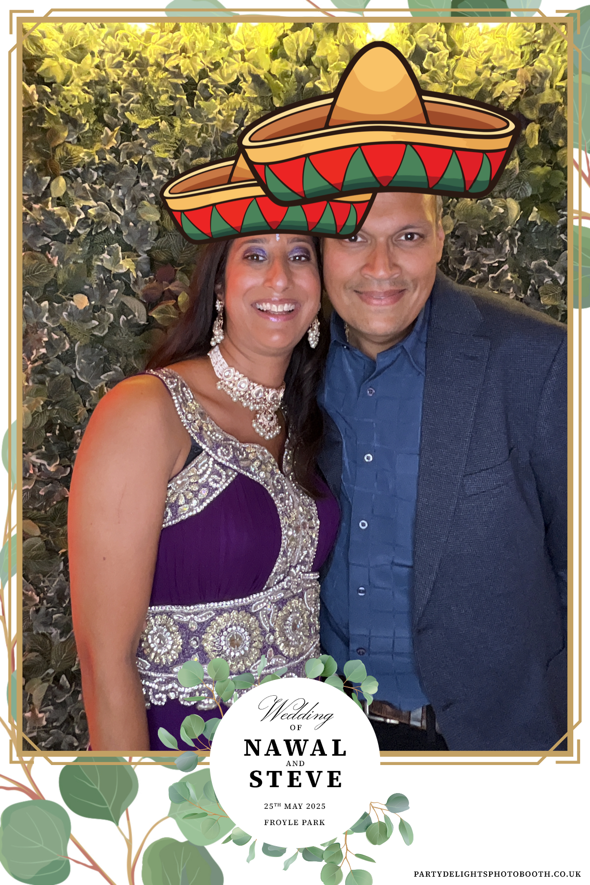 Nawal and Steve’s wedding | View more photos from the event at gallery.partydelightsphotobooth.co.uk/u/PartyDelightsPhotoBooth/Nawal-and-Steve’s-wedding