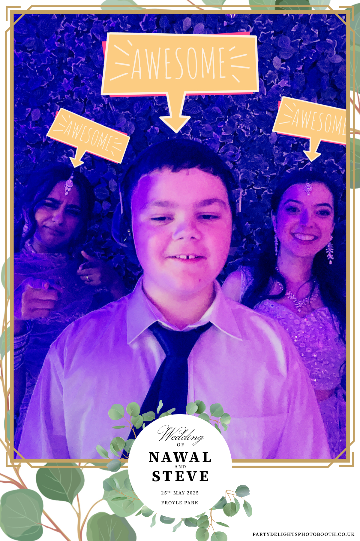 Nawal and Steve’s wedding | View more photos from the event at gallery.partydelightsphotobooth.co.uk/u/PartyDelightsPhotoBooth/Nawal-and-Steve’s-wedding