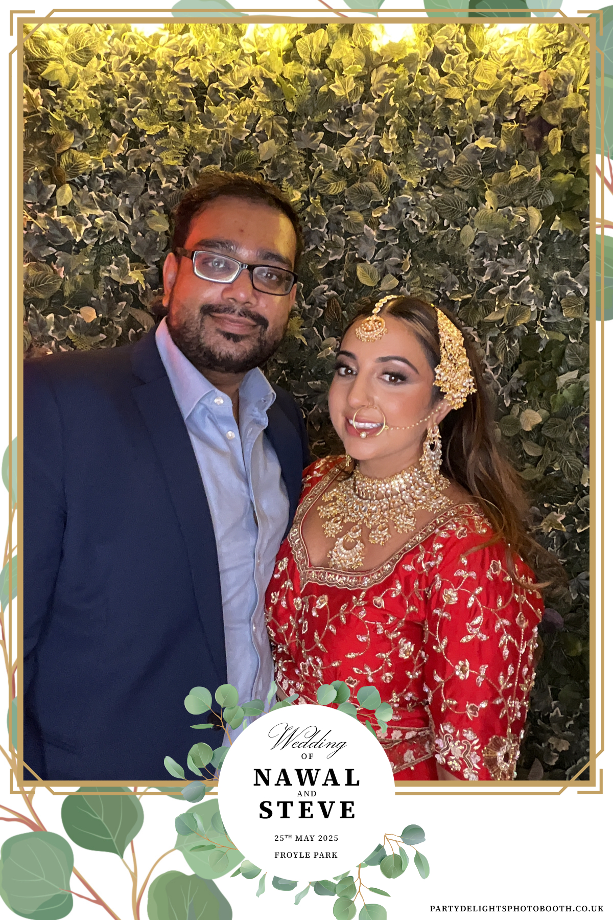 Nawal and Steve’s wedding | View more photos from the event at gallery.partydelightsphotobooth.co.uk/u/PartyDelightsPhotoBooth/Nawal-and-Steve’s-wedding
