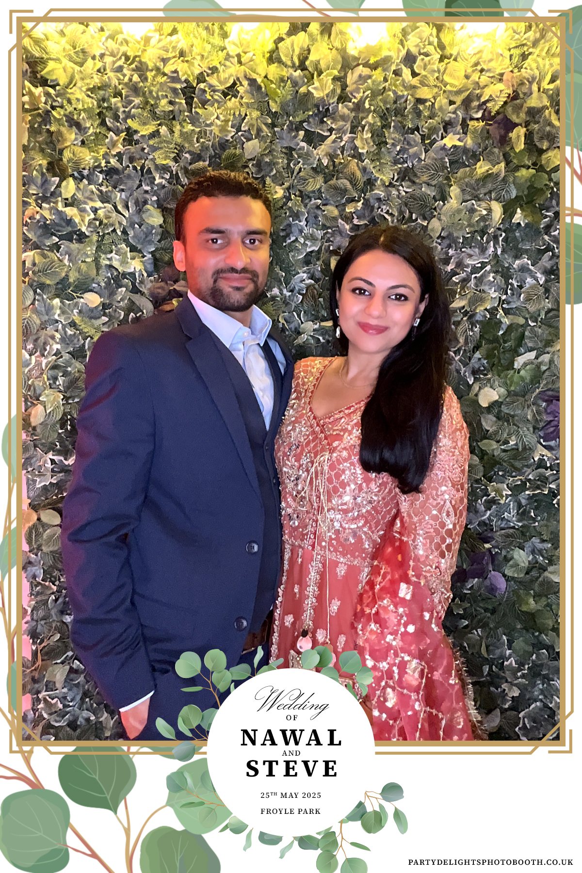 Nawal and Steve’s wedding | View more photos from the event at gallery.partydelightsphotobooth.co.uk/u/PartyDelightsPhotoBooth/Nawal-and-Steve’s-wedding