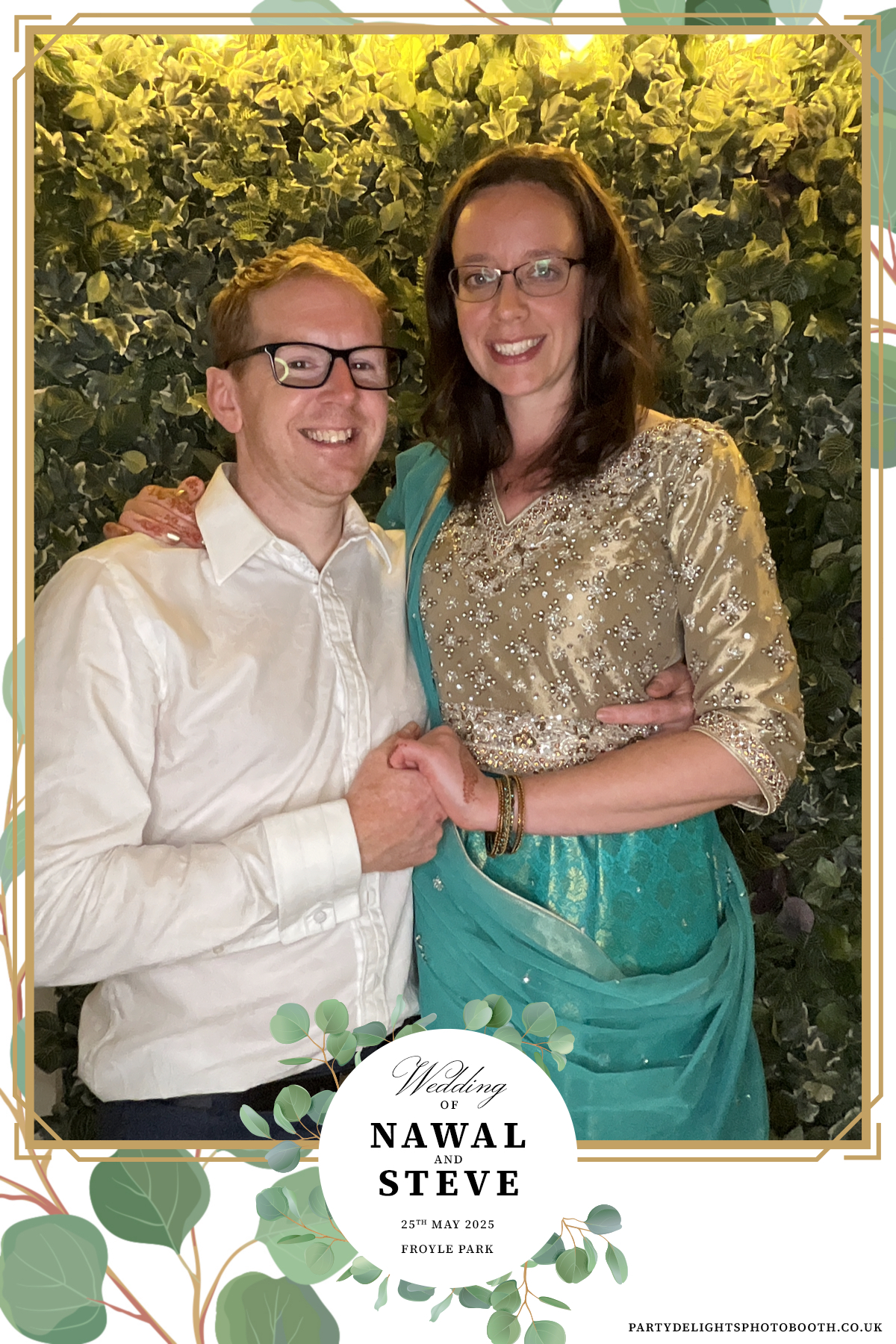 Nawal and Steve’s wedding | View more photos from the event at gallery.partydelightsphotobooth.co.uk/u/PartyDelightsPhotoBooth/Nawal-and-Steve’s-wedding