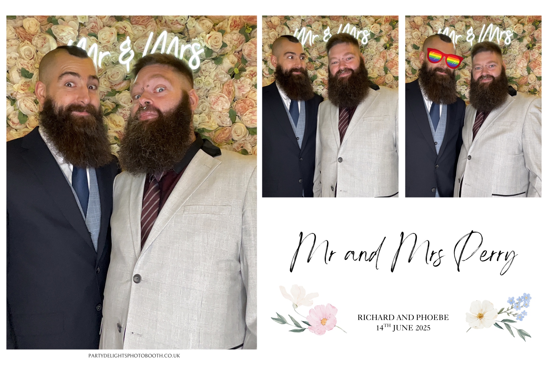 Phoebe and Rich's Wedding | View more photos from the event at gallery.partydelightsphotobooth.co.uk/u/PartyDelightsPhotoBooth/Phoebe-and-Richs-Wedding