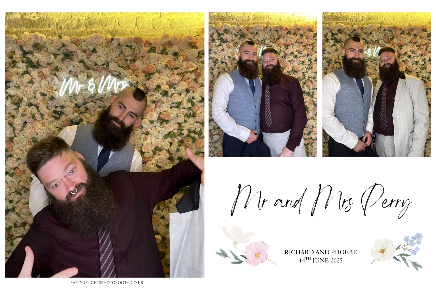 Phoebe and Rich's Wedding | View more photos from the event at gallery.partydelightsphotobooth.co.uk/u/PartyDelightsPhotoBooth/Phoebe-and-Richs-Wedding