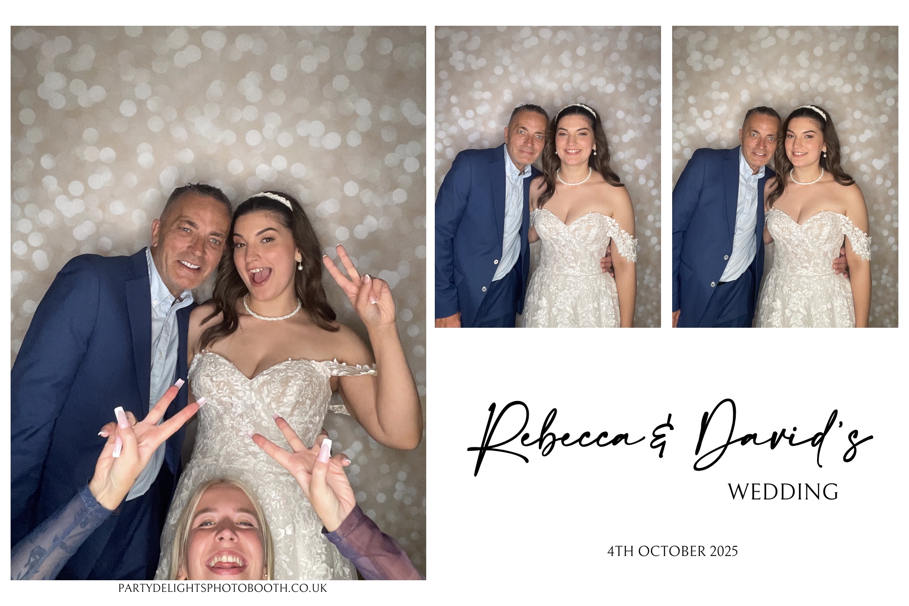Rebecca & David’s wedding | View more photos from the event at gallery.partydelightsphotobooth.co.uk/u/PartyDelightsPhotoBooth/Rebecca-David’s-wedding