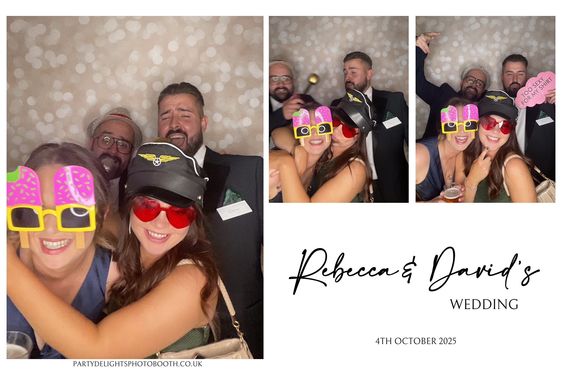 Rebecca & David’s wedding | View more photos from the event at gallery.partydelightsphotobooth.co.uk/u/PartyDelightsPhotoBooth/Rebecca-David’s-wedding