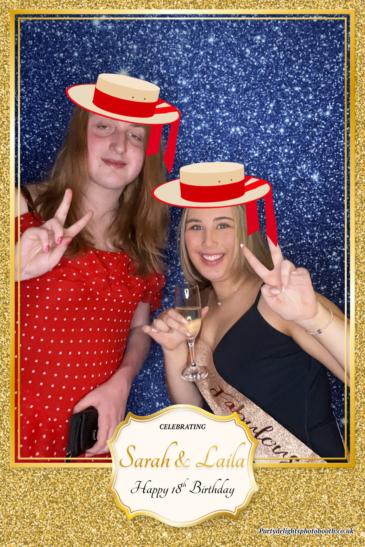 Sarah and Laila's 18th Birthday Party | View more photos from the event at gallery.partydelightsphotobooth.co.uk/u/PartyDelightsPhotoBooth/Sarah-and-Lailas-18th-Birthday-Party