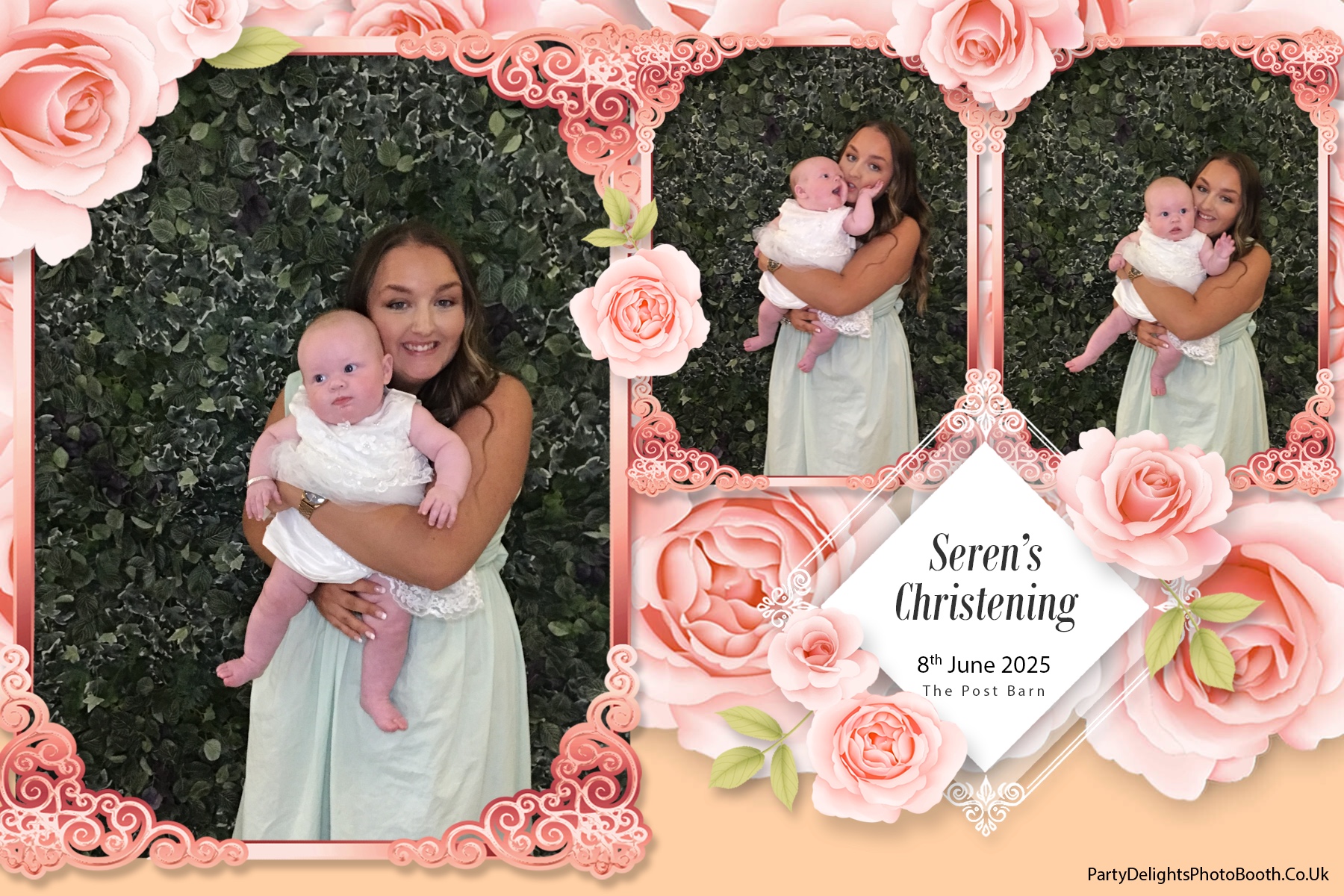 Seren's Christening | View more photos from the event at gallery.partydelightsphotobooth.co.uk/u/PartyDelightsPhotoBooth/Serens-Christening