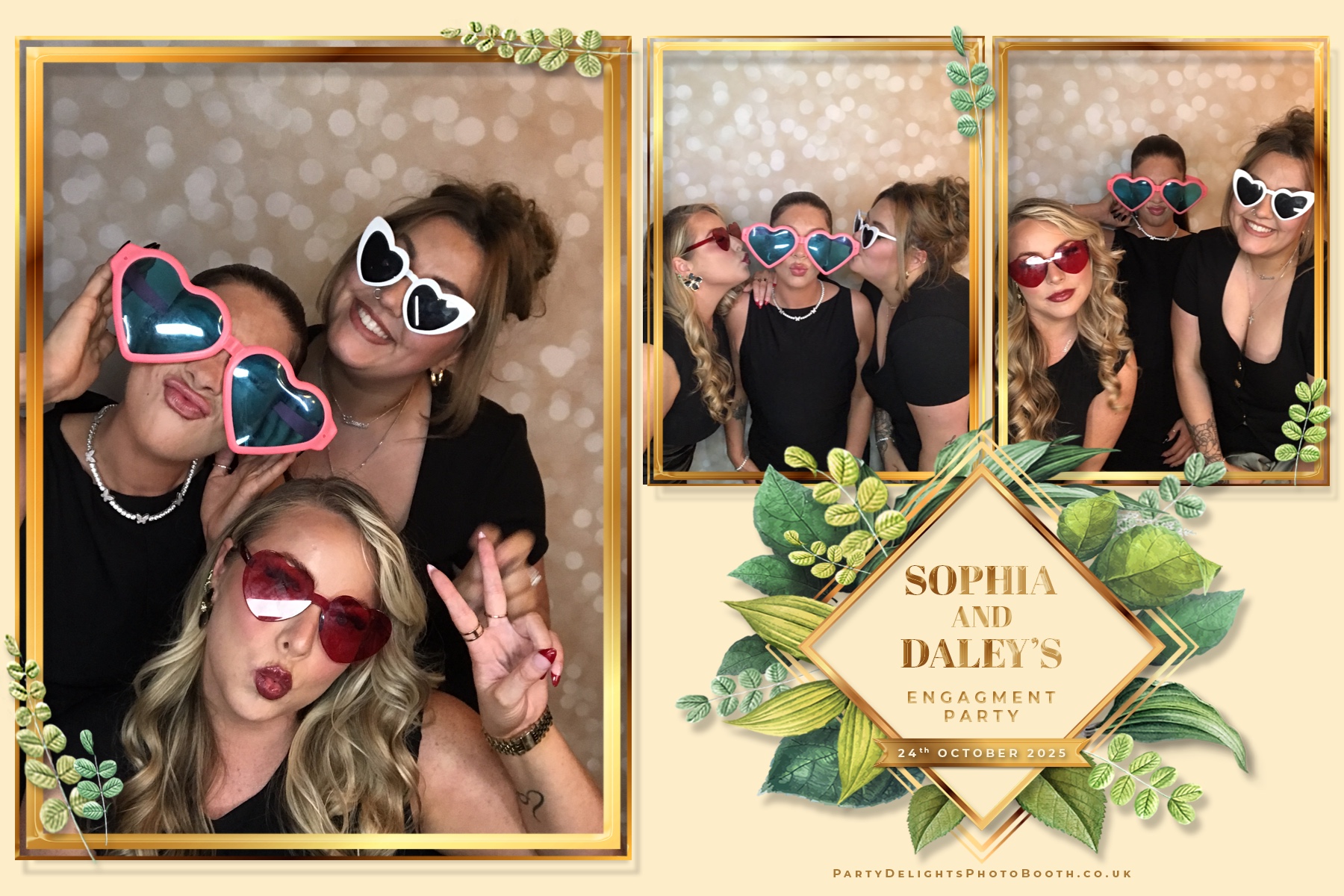 Sophia and Daley engagement party | View more photos from the event at gallery.partydelightsphotobooth.co.uk/u/PartyDelightsPhotoBooth/Sophia-and-Daley-engagement-party