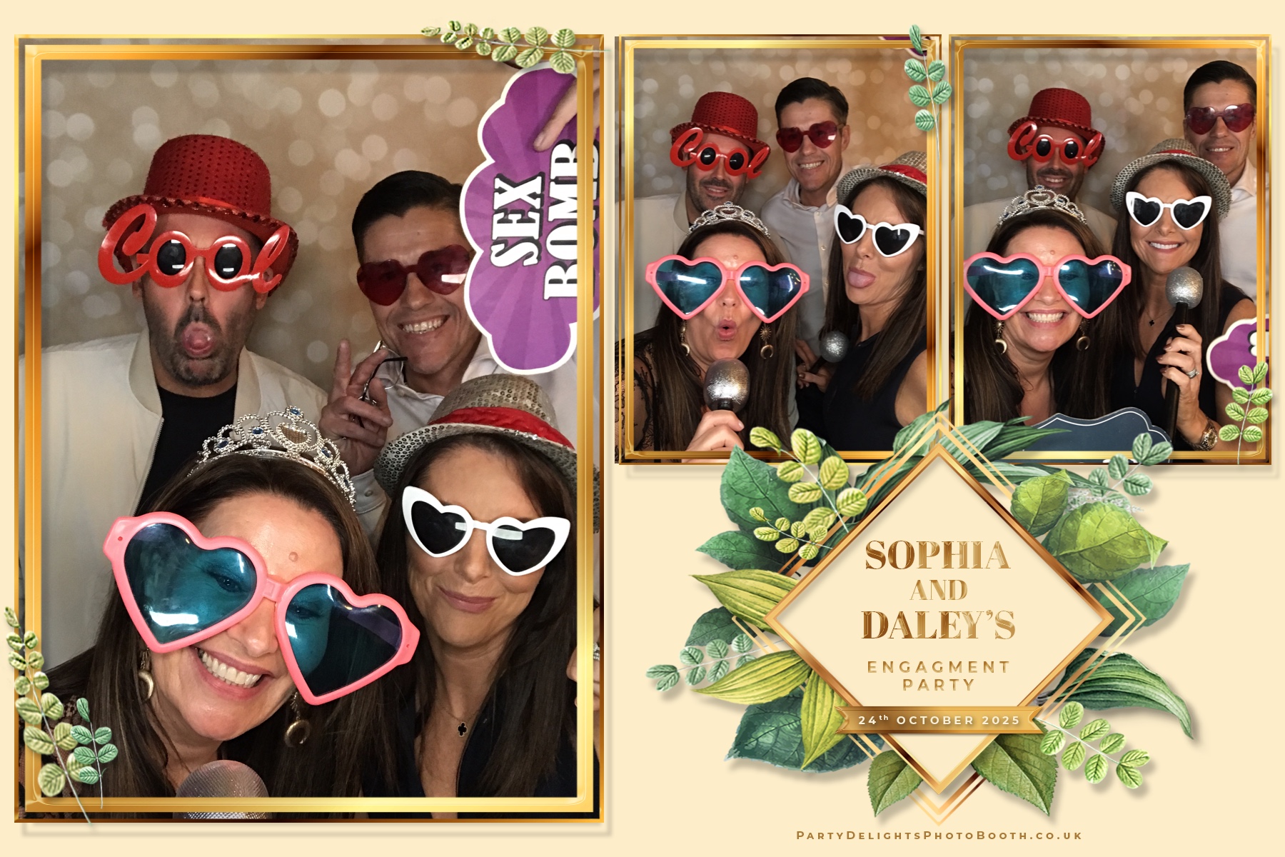 Sophia and Daley engagement party | View more photos from the event at gallery.partydelightsphotobooth.co.uk/u/PartyDelightsPhotoBooth/Sophia-and-Daley-engagement-party