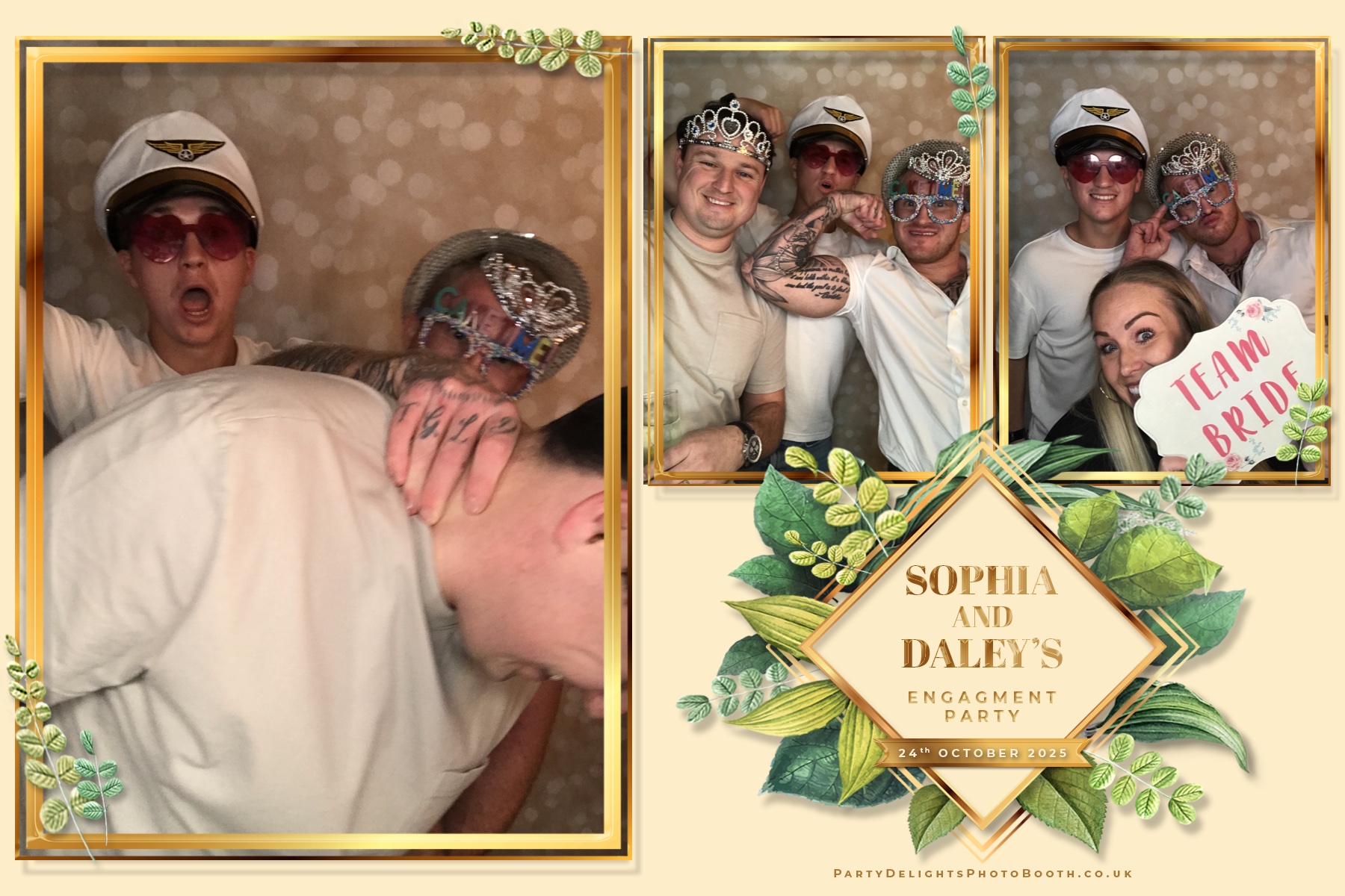 Sophia and Daley engagement party | View more photos from the event at gallery.partydelightsphotobooth.co.uk/u/PartyDelightsPhotoBooth/Sophia-and-Daley-engagement-party