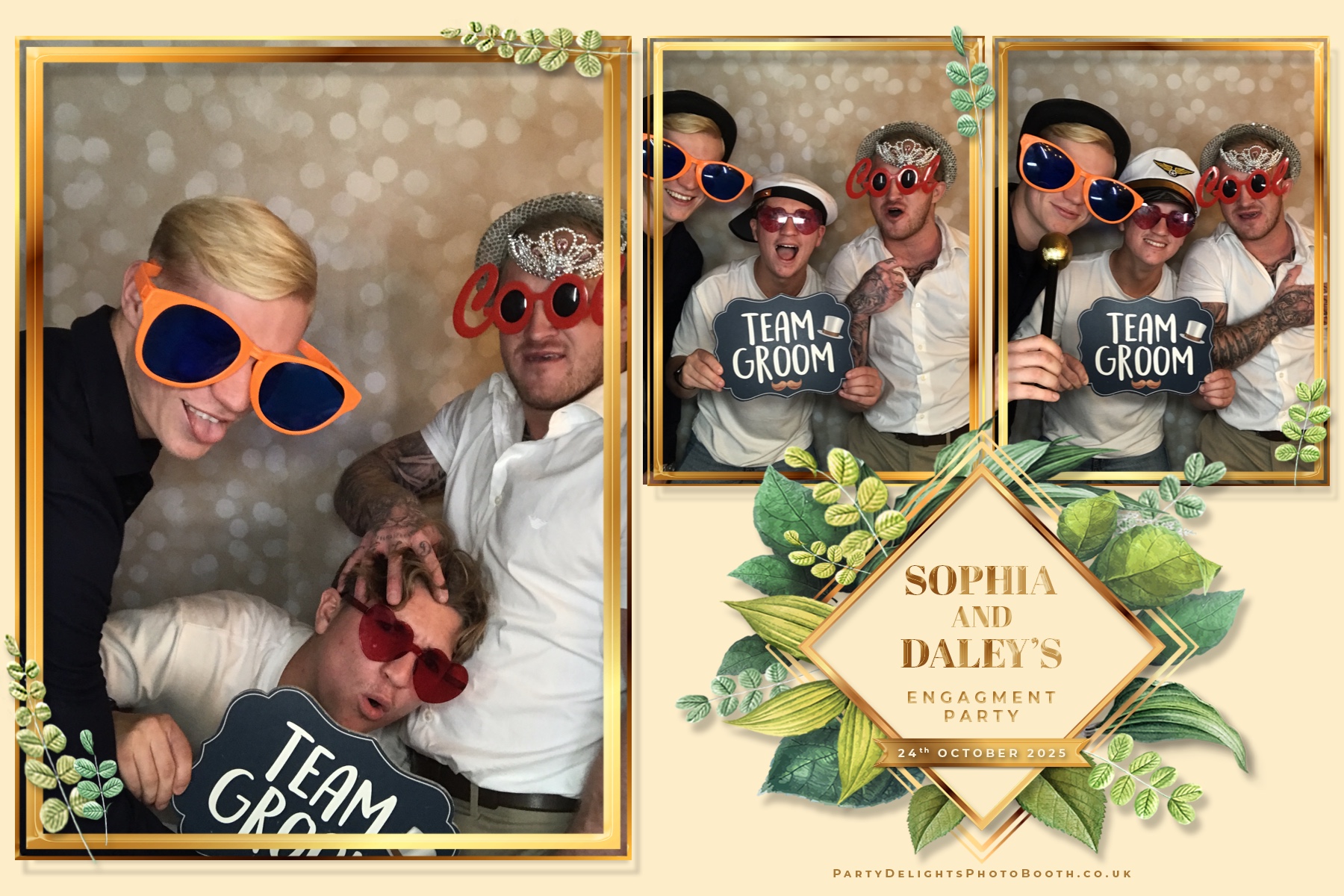 Sophia and Daley engagement party | View more photos from the event at gallery.partydelightsphotobooth.co.uk/u/PartyDelightsPhotoBooth/Sophia-and-Daley-engagement-party