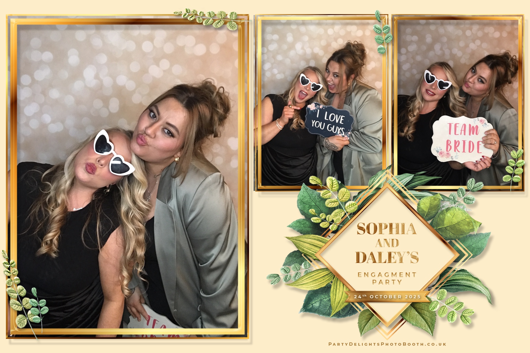 Sophia and Daley engagement party | View more photos from the event at gallery.partydelightsphotobooth.co.uk/u/PartyDelightsPhotoBooth/Sophia-and-Daley-engagement-party