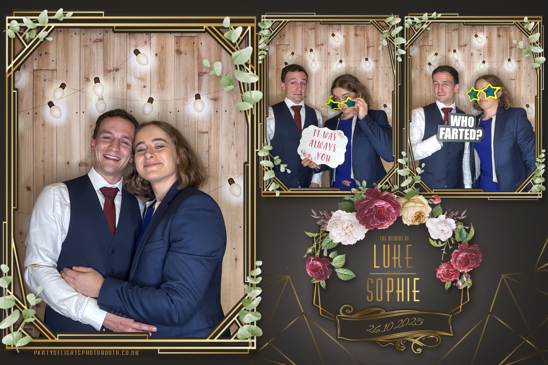 Sophie and Luke’s Wedding | View more photos from the event at gallery.partydelightsphotobooth.co.uk/u/PartyDelightsPhotoBooth/Sophie-and-Luke’s-Wedding