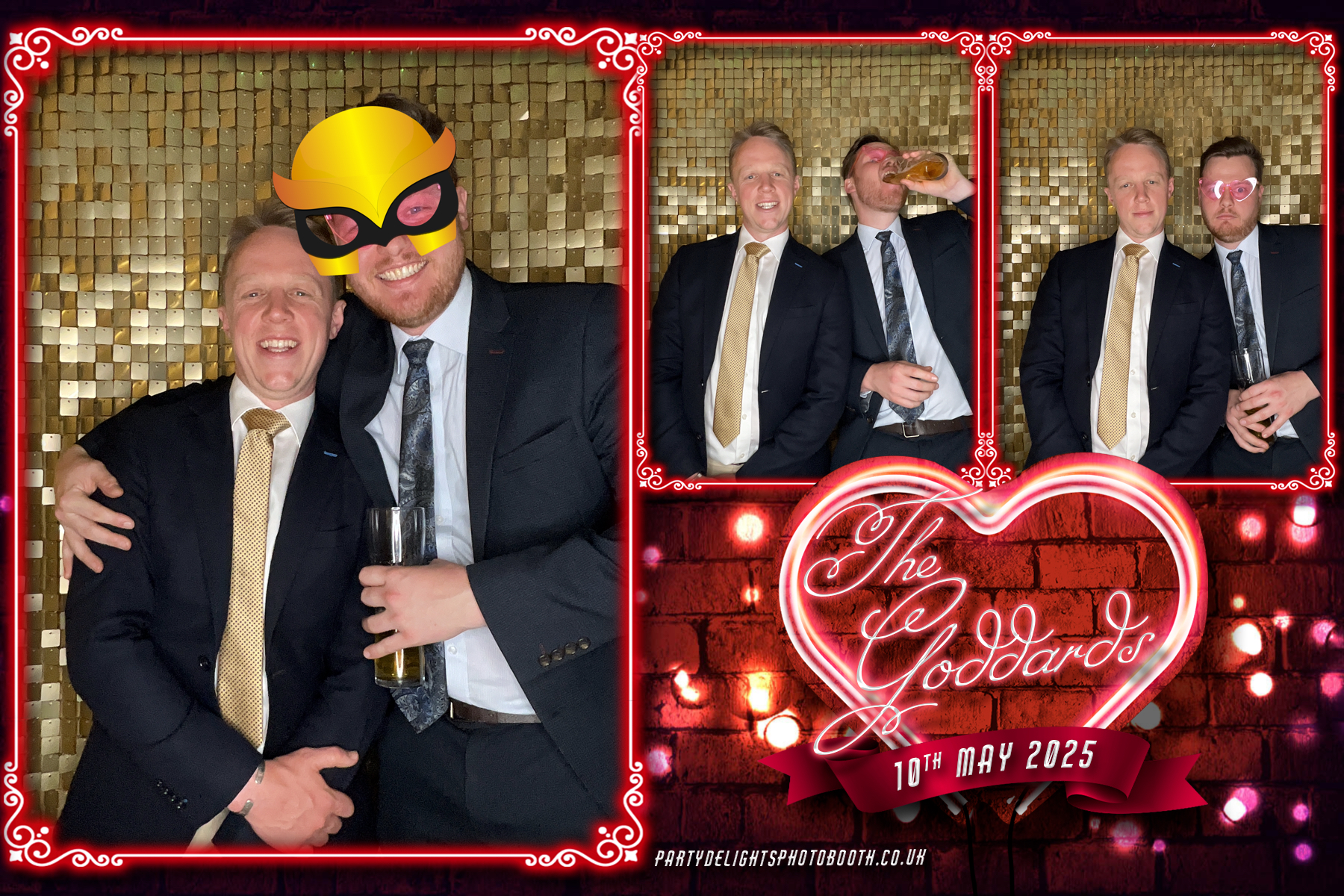 The Goddard Wedding | View more photos from the event at gallery.partydelightsphotobooth.co.uk/u/PartyDelightsPhotoBooth/The-Goddard-Wedding