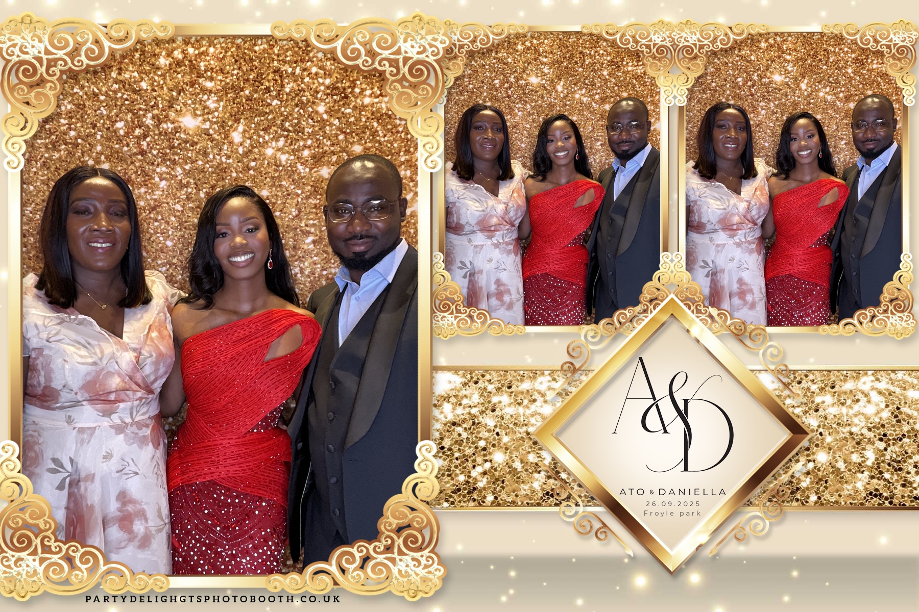 The Wedding of Ato and Daniella | View more photos from the event at gallery.partydelightsphotobooth.co.uk/u/PartyDelightsPhotoBooth/The-Wedding-of-Ato-and-Daniella