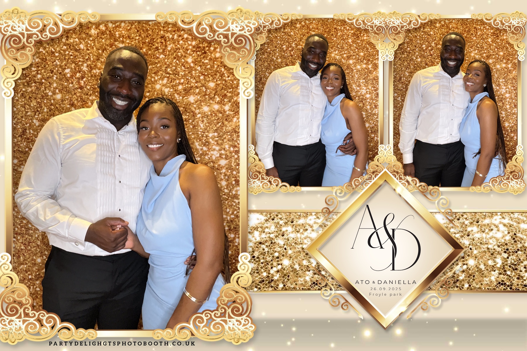 The Wedding of Ato and Daniella | View more photos from the event at gallery.partydelightsphotobooth.co.uk/u/PartyDelightsPhotoBooth/The-Wedding-of-Ato-and-Daniella