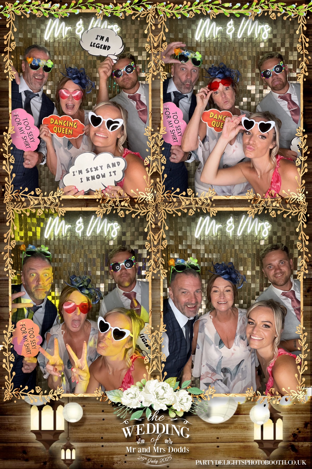 The wedding of Mr and Mrs Dodds | View more photos from the event at gallery.partydelightsphotobooth.co.uk/u/PartyDelightsPhotoBooth/The-wedding-of-Mr-and-Mrs-Dodds