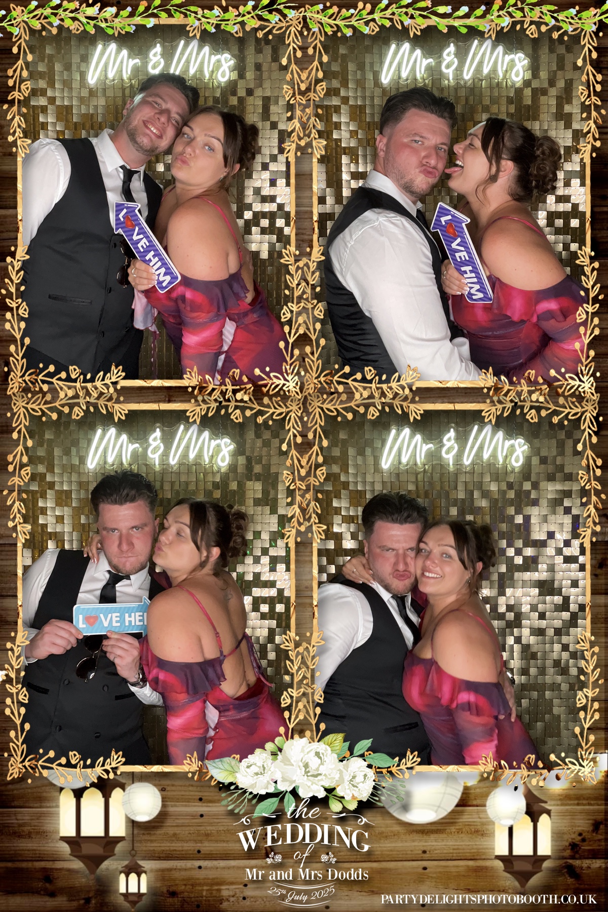 The wedding of Mr and Mrs Dodds | View more photos from the event at gallery.partydelightsphotobooth.co.uk/u/PartyDelightsPhotoBooth/The-wedding-of-Mr-and-Mrs-Dodds