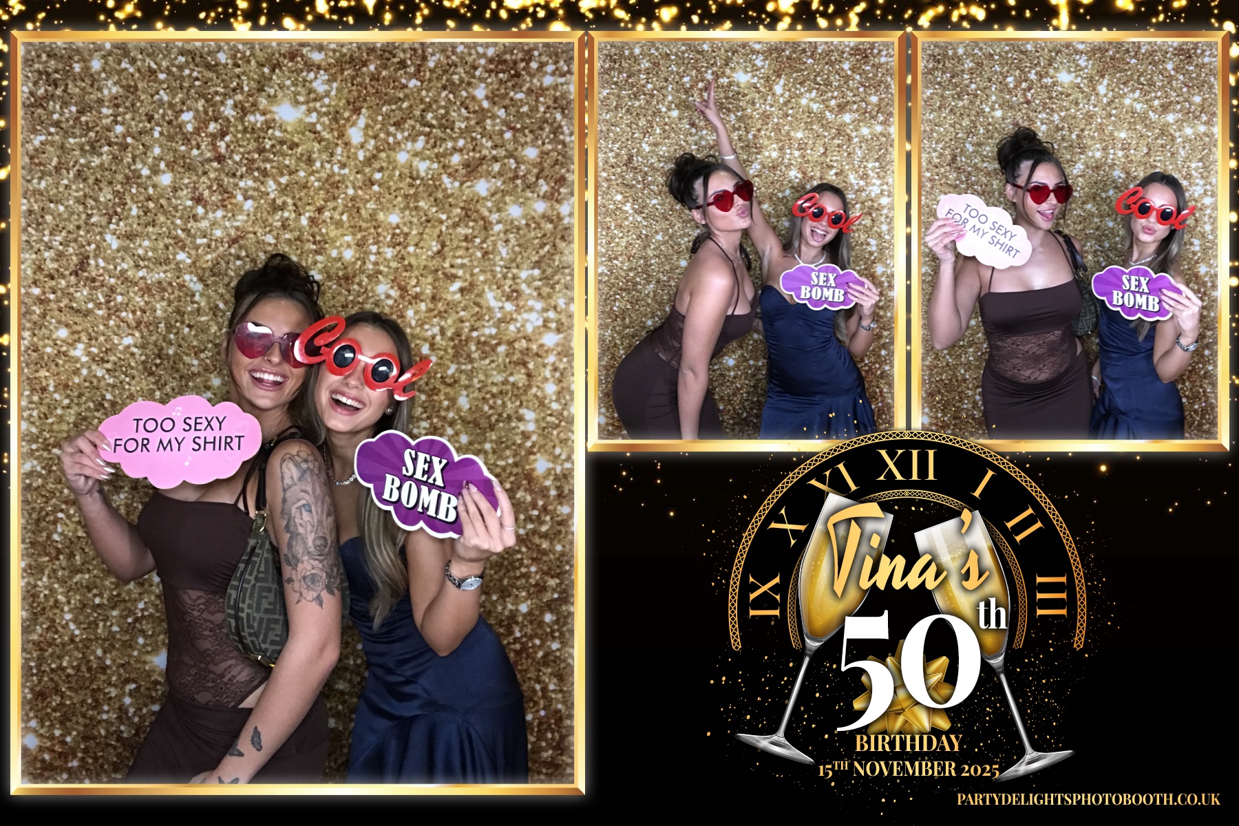 Tina's 50th birthday Bash | View more photos from the event at gallery.partydelightsphotobooth.co.uk/u/PartyDelightsPhotoBooth/Tinas-50th-birthday-Bash
