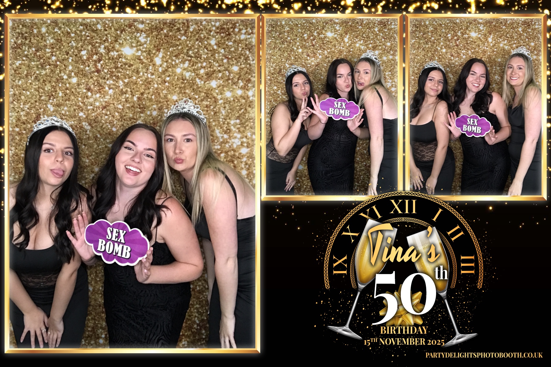 Tina's 50th birthday Bash | View more photos from the event at gallery.partydelightsphotobooth.co.uk/u/PartyDelightsPhotoBooth/Tinas-50th-birthday-Bash