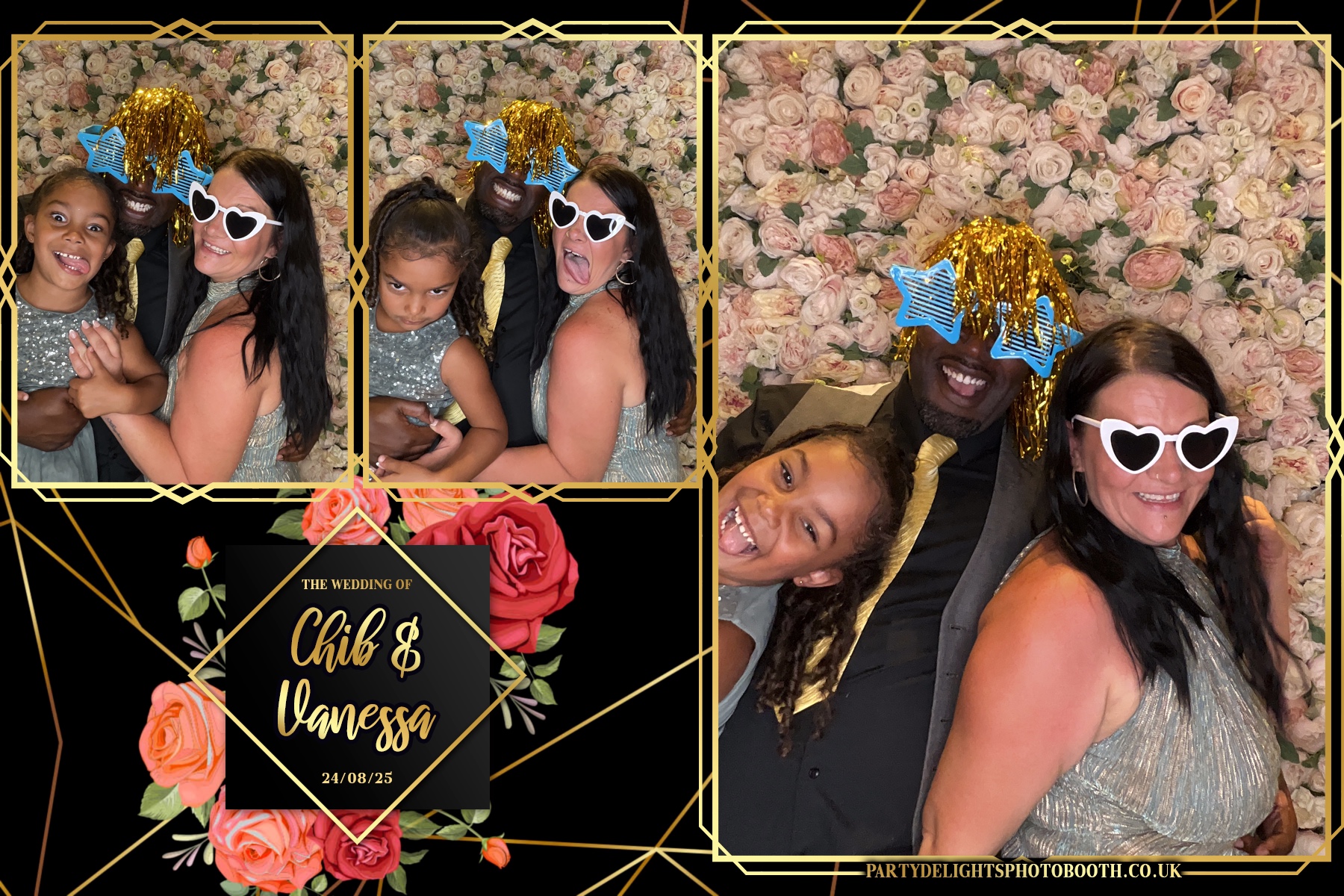 Vanessa and Chib's Wedding | View more photos from the event at gallery.partydelightsphotobooth.co.uk/u/PartyDelightsPhotoBooth/Vanessa-and-Chibs-Wedding