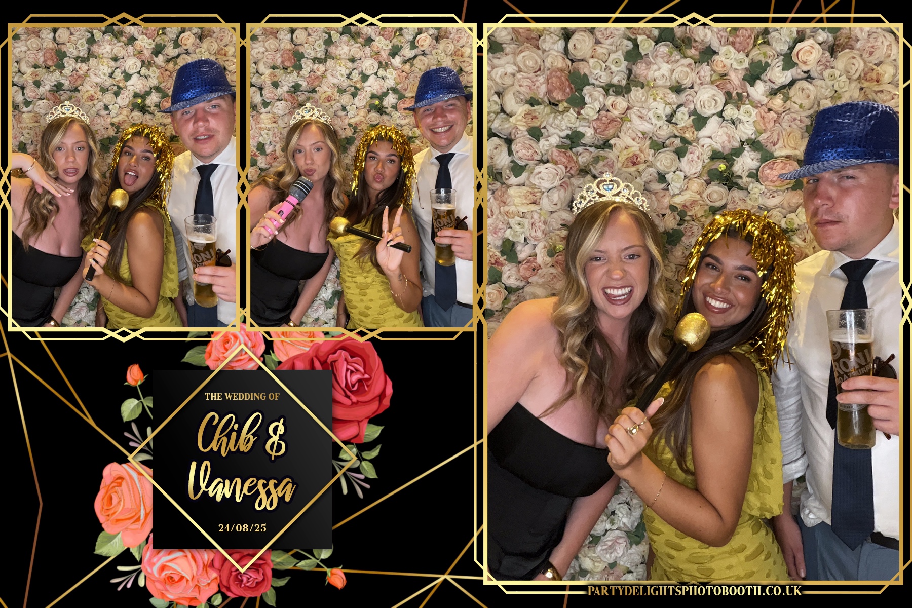 Vanessa and Chib's Wedding | View more photos from the event at gallery.partydelightsphotobooth.co.uk/u/PartyDelightsPhotoBooth/Vanessa-and-Chibs-Wedding